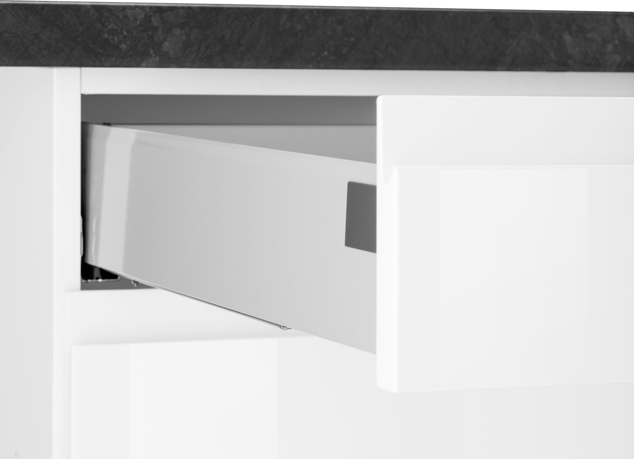 OPTIFIT Küchenzeile »Avio«, 38 mm starker Arbeitsplatte und Hochglanz-Fronten, Breite 280 cm