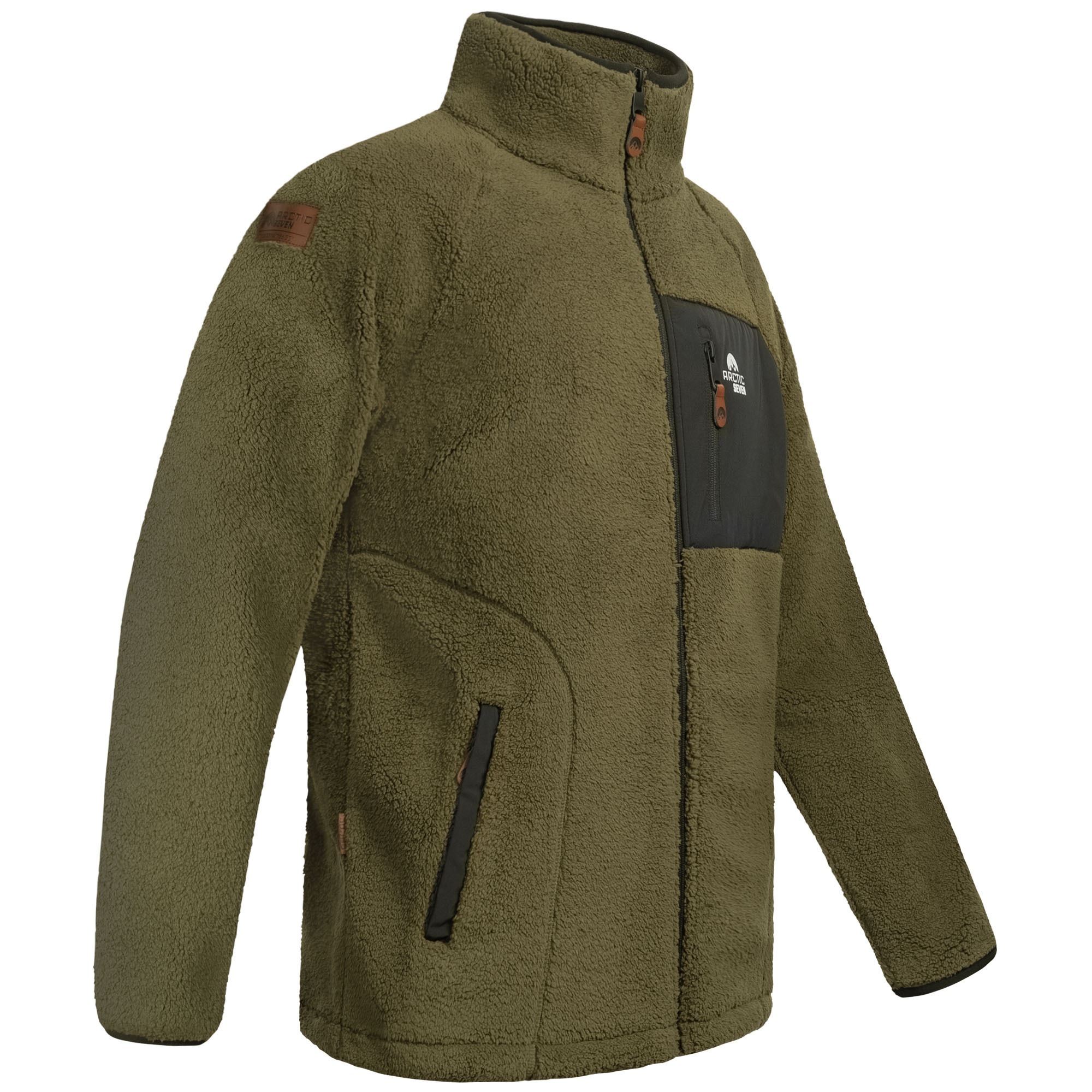Arctic Seven Fleecejacke »Arctic Seven Herren Sherpa Fleecejacke AS415«
