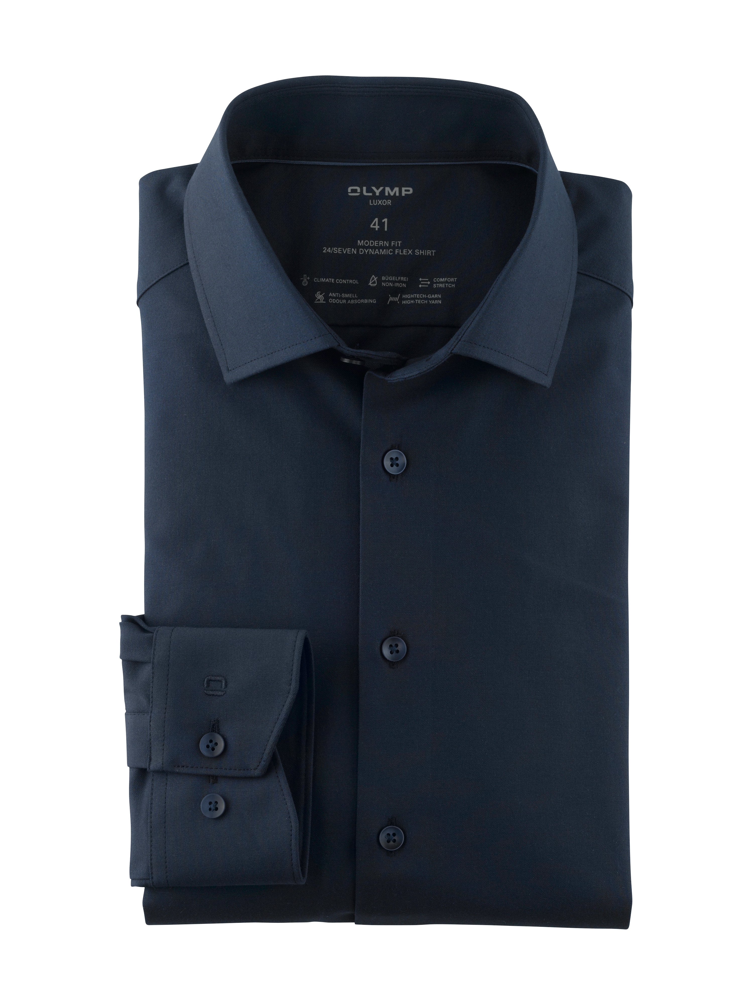 OLYMP Businesshemd »Luxor 24/Seven modern fit«, Comfort Stretch