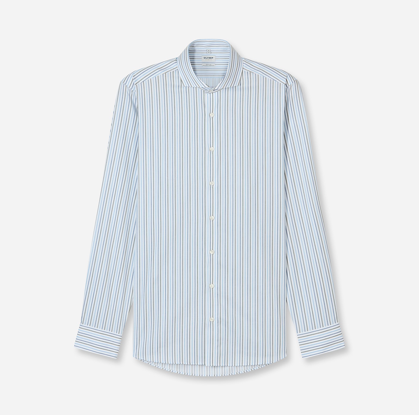 OLYMP Langarmhemd »Level Five« Businesshemd, body fit, Haifischkragen, gestreift