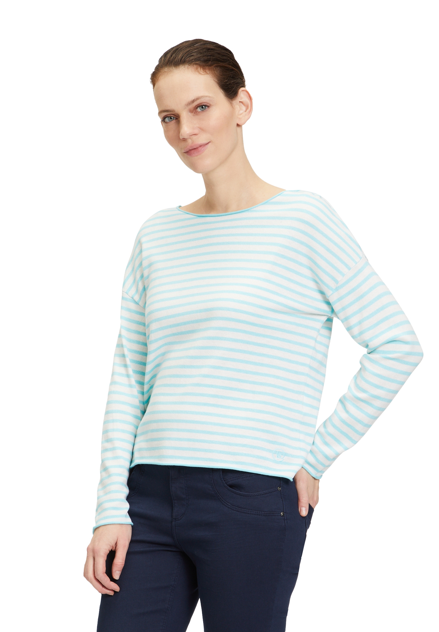 Betty&Co Strickpullover »Strickpullover mit U-Boot-Ausschnitt«