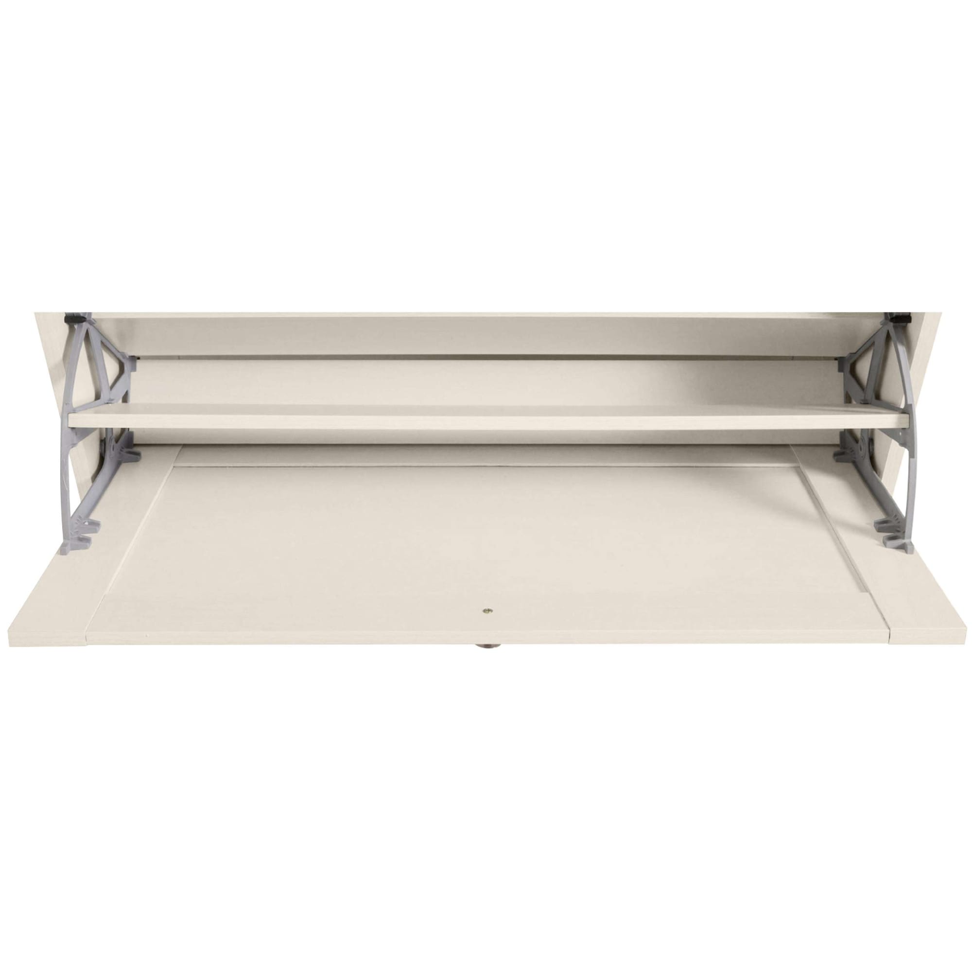 OTTO home Schuhschrank »Heide« Breite 90cm, mit Schubkasten, 2 Klappen und Facettenfront, Höhe 103cm