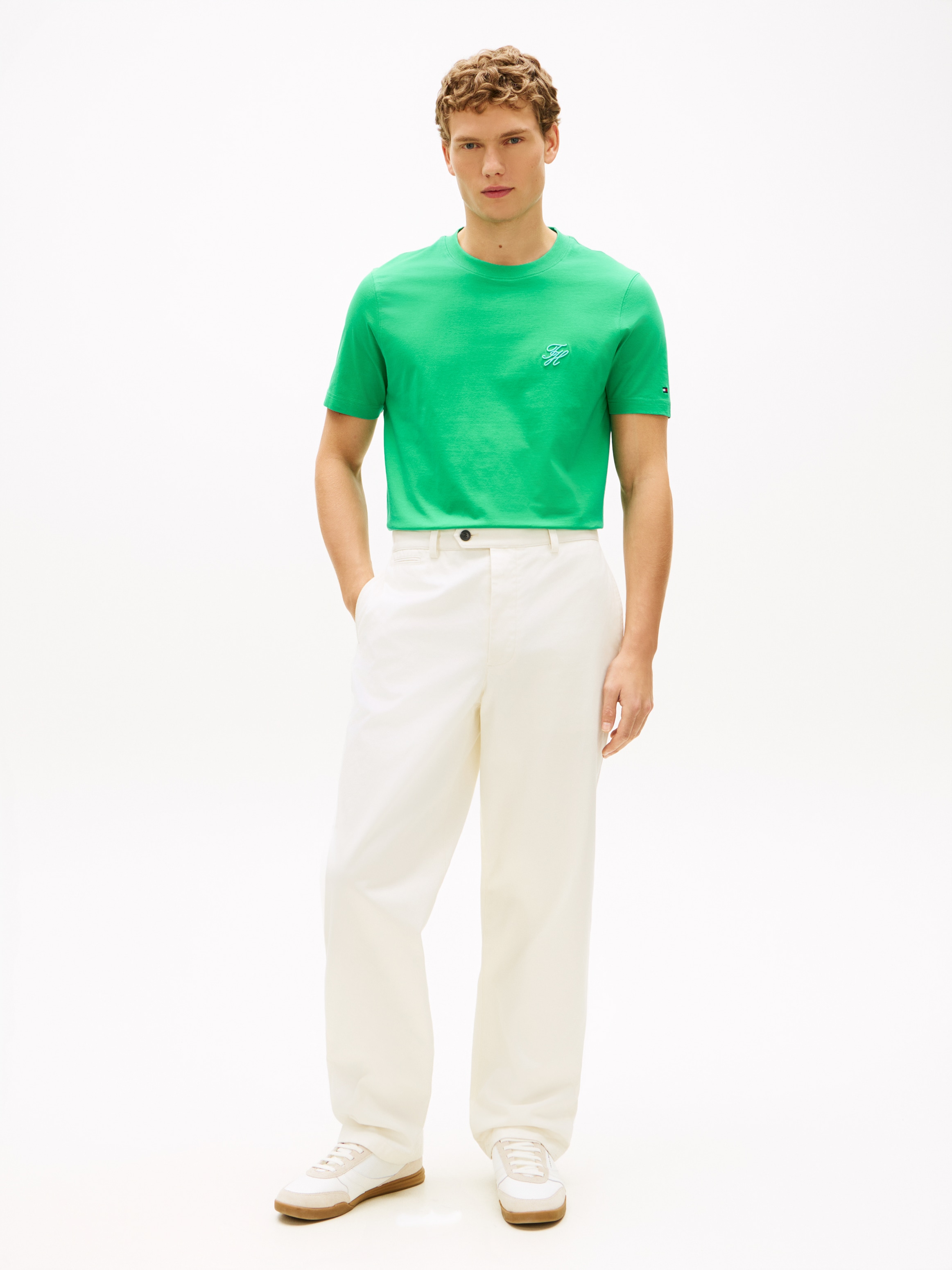 Tommy Hilfiger T-Shirt »SCRIPT MONOGRAM SWIMSHOP« aus Jersey mit Logo-Stickerei