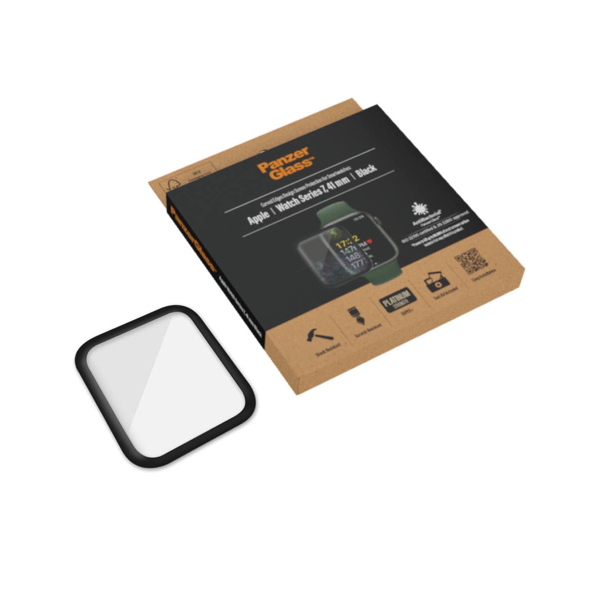 PanzerGlass Displayschutzglas »Screen Protector Glass« für Apple Watch Series 7/8 41mm