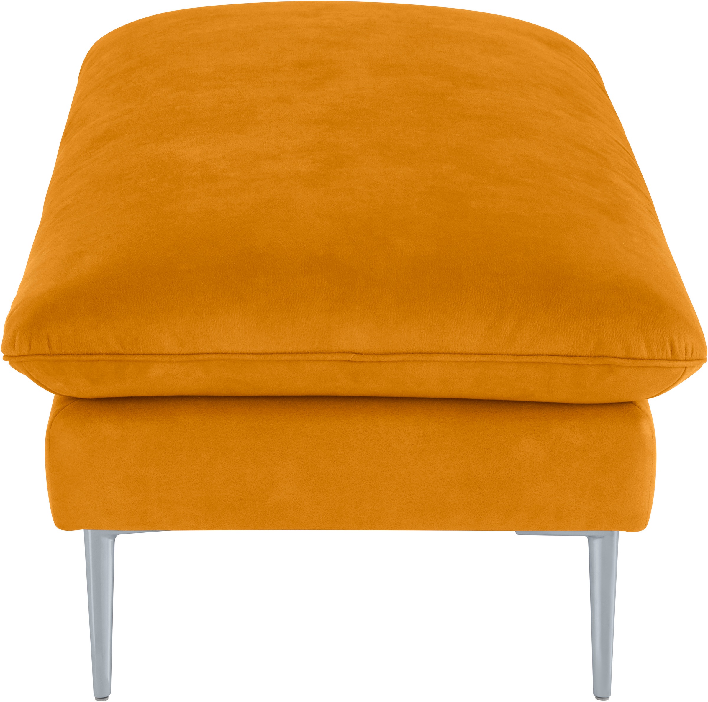 W.SCHILLIG Hocker »enjoy&MORE«, Füße silber matt, Breite 151 cm