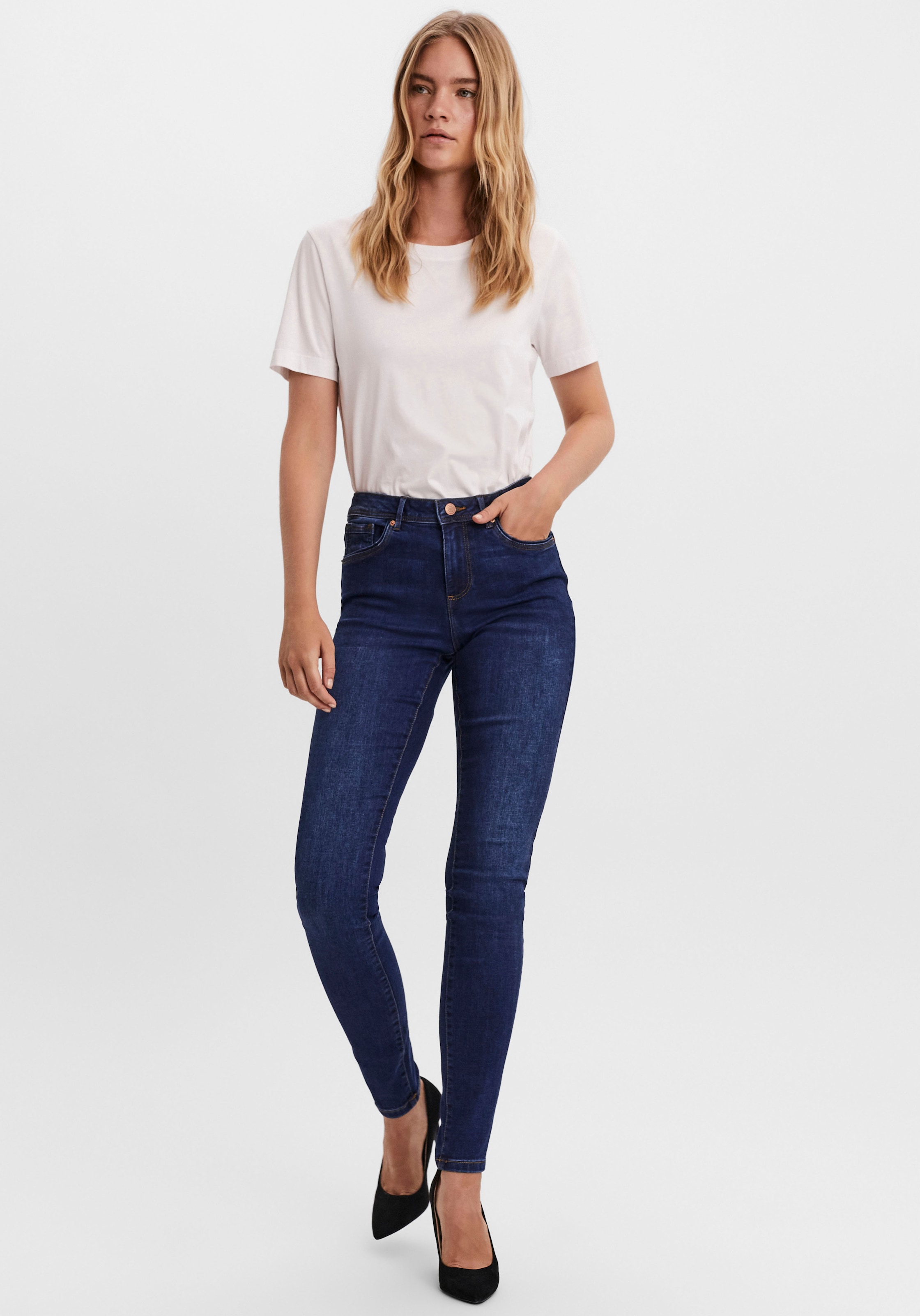 Vero Moda Skinny-fit-Jeans »VMTANYA MR S PIPING«