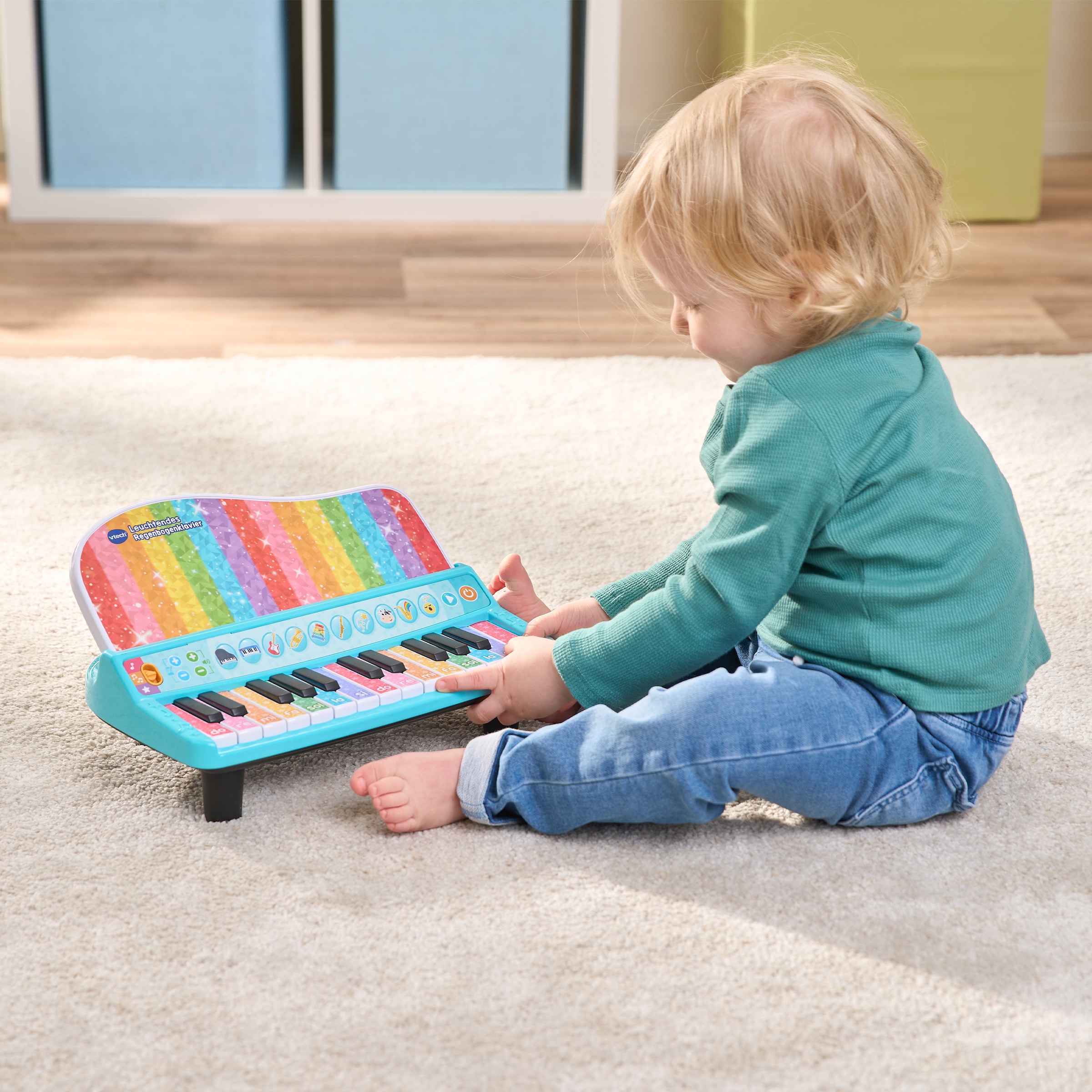 Vtech® Spielzeug-Musikinstrument »Leuchtendes Regenbogenklavier« mit Lichteffekten