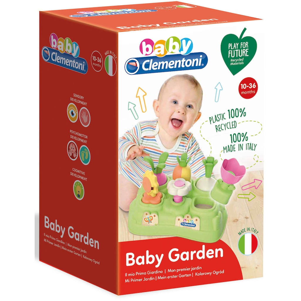 Clementoni® Steckspielzeug »Baby Clementoni, Mein erster Garten«