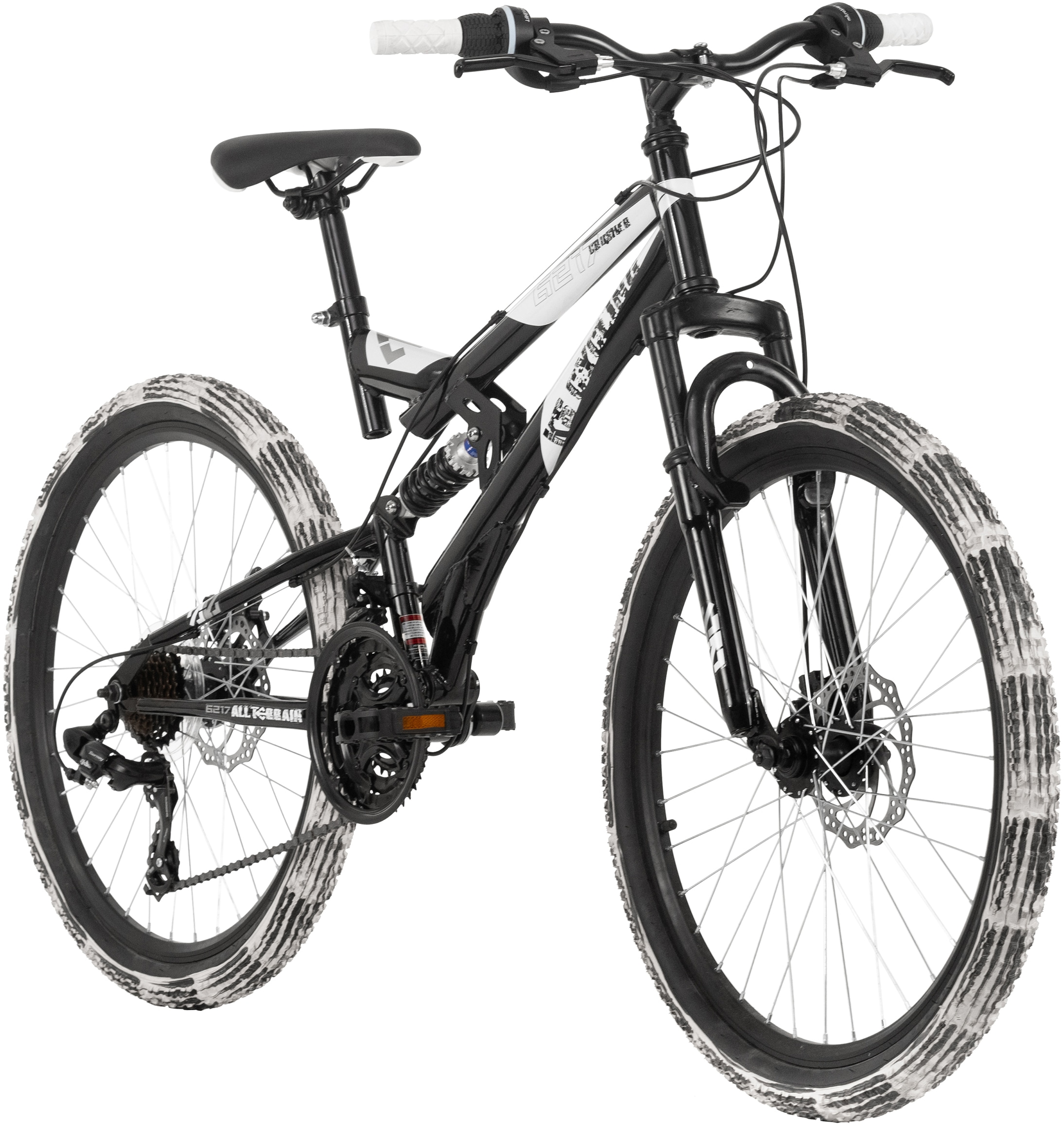 KS Cycling Jugendfahrrad »Crusher«, 21 Gang, Shimano, Tourney Schaltwerk, Kettenschaltung, für Herren, Kettenschaltung