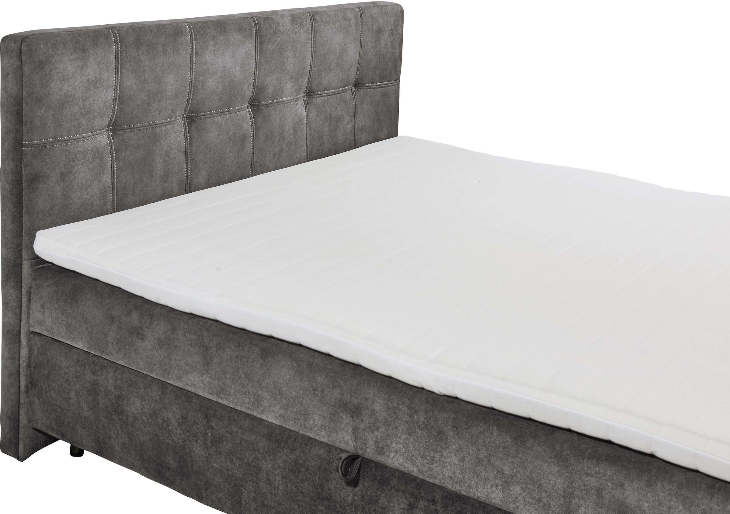 ED EXCITING DESIGN Boxbett »Valetta« mit Bettkasten, inkl. Topper