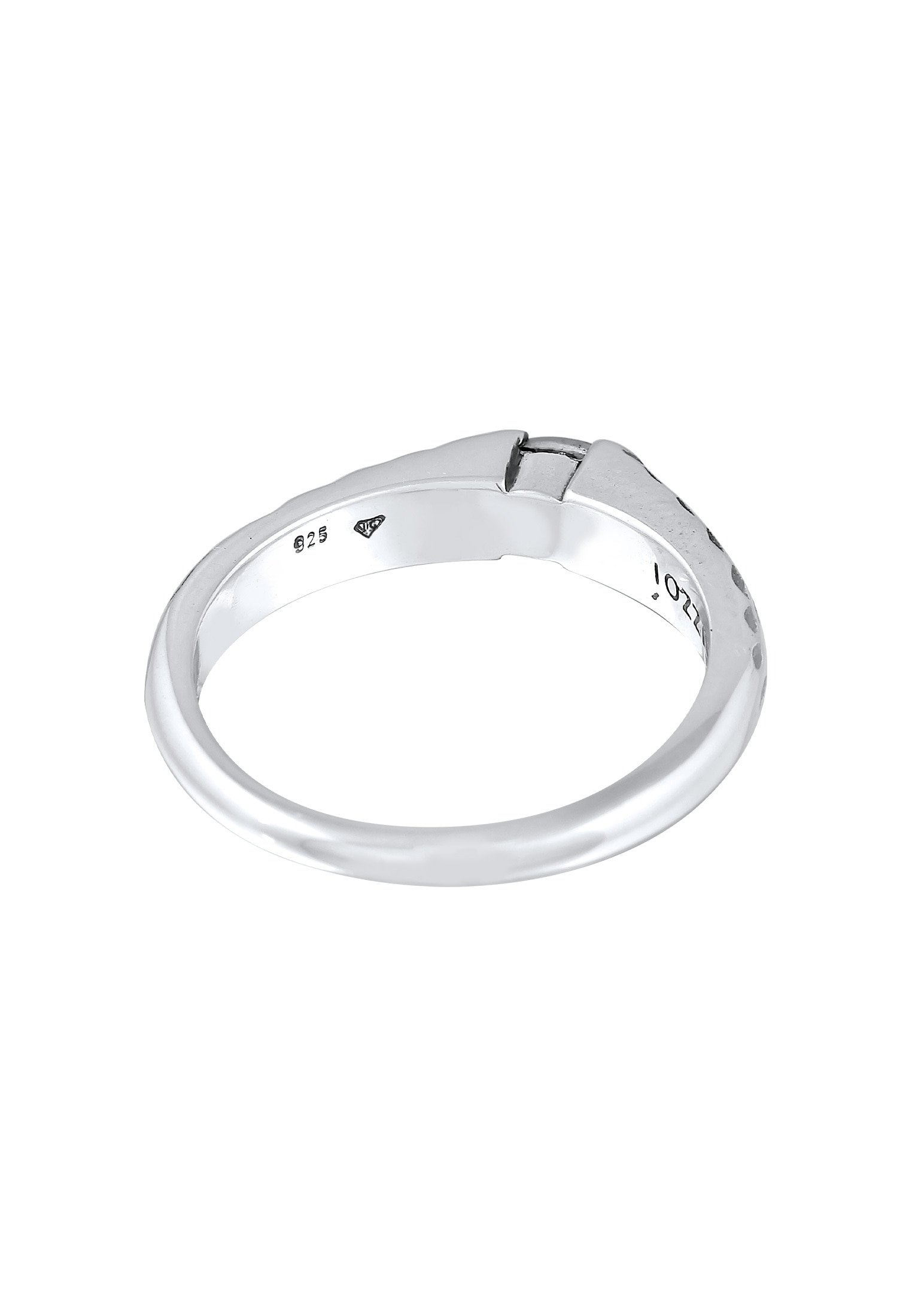 Kuzzoi Silberring »Ring Herren Bandring Labradorite Vintage 925 Silber«