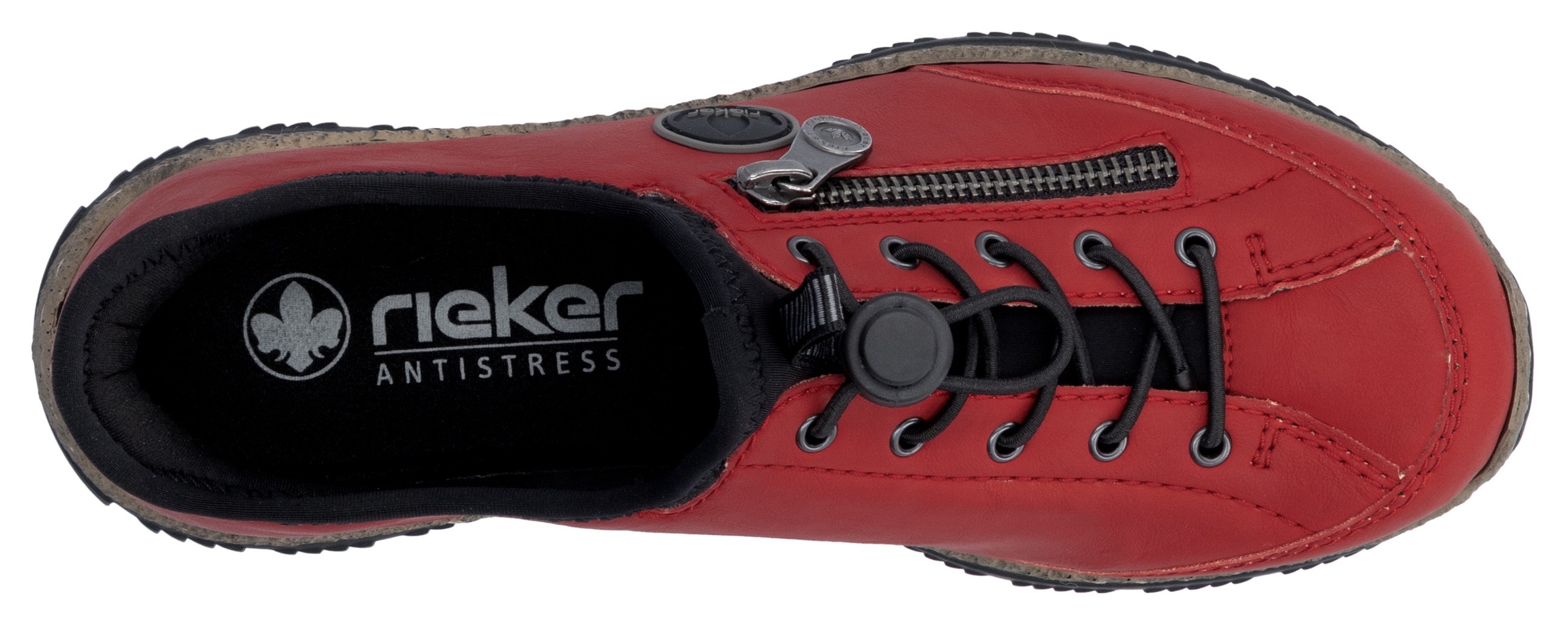 Rieker Slip-On Sneaker »Ready2GO«, Schlupfschuh, Freizeitschuh, Halbschuh mit MemoSoft-Ausstattung
