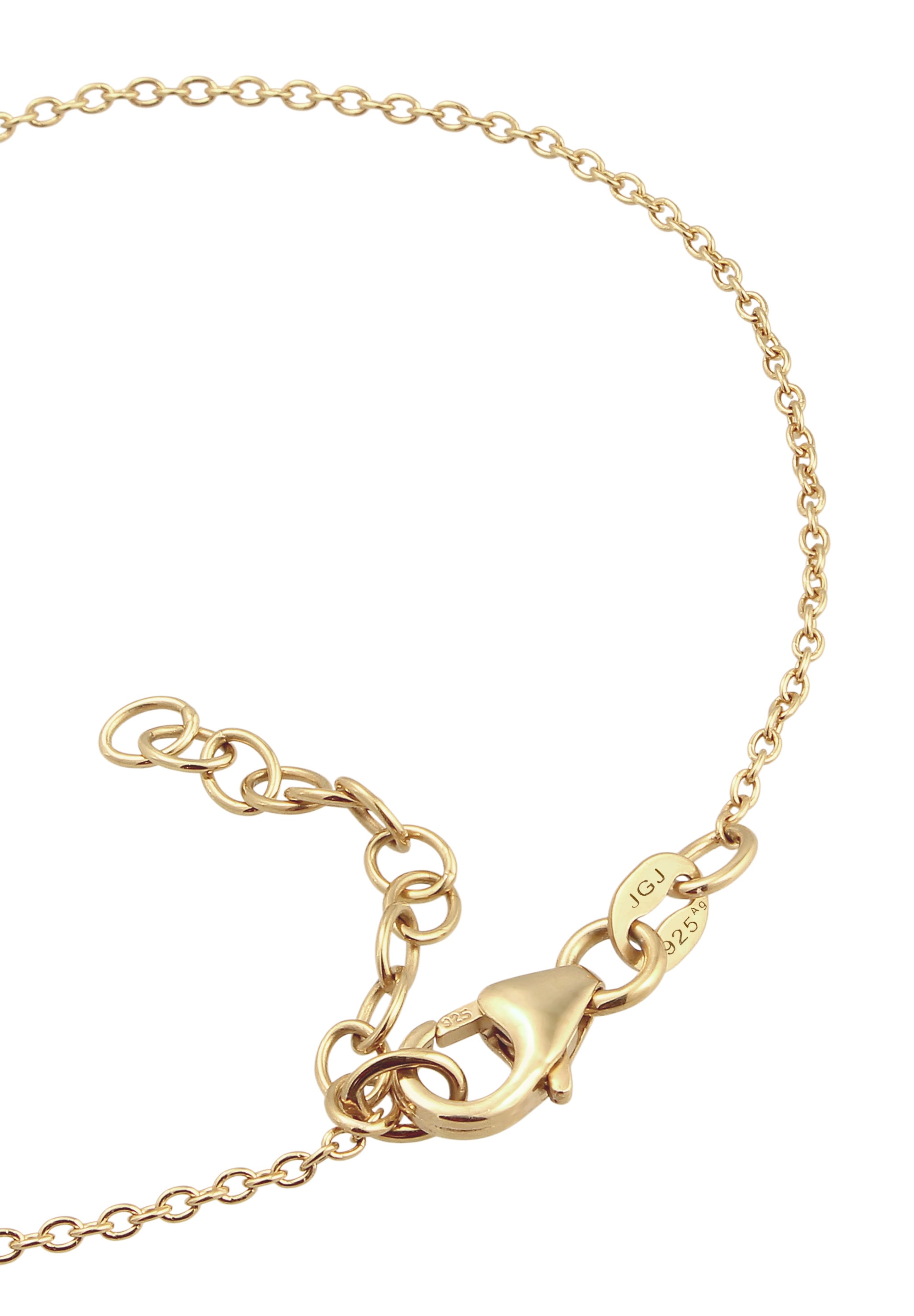 Elli Armkette »Armband Blume Perlen von Swarovski(R) 925 Sterling Silber vergoldet«