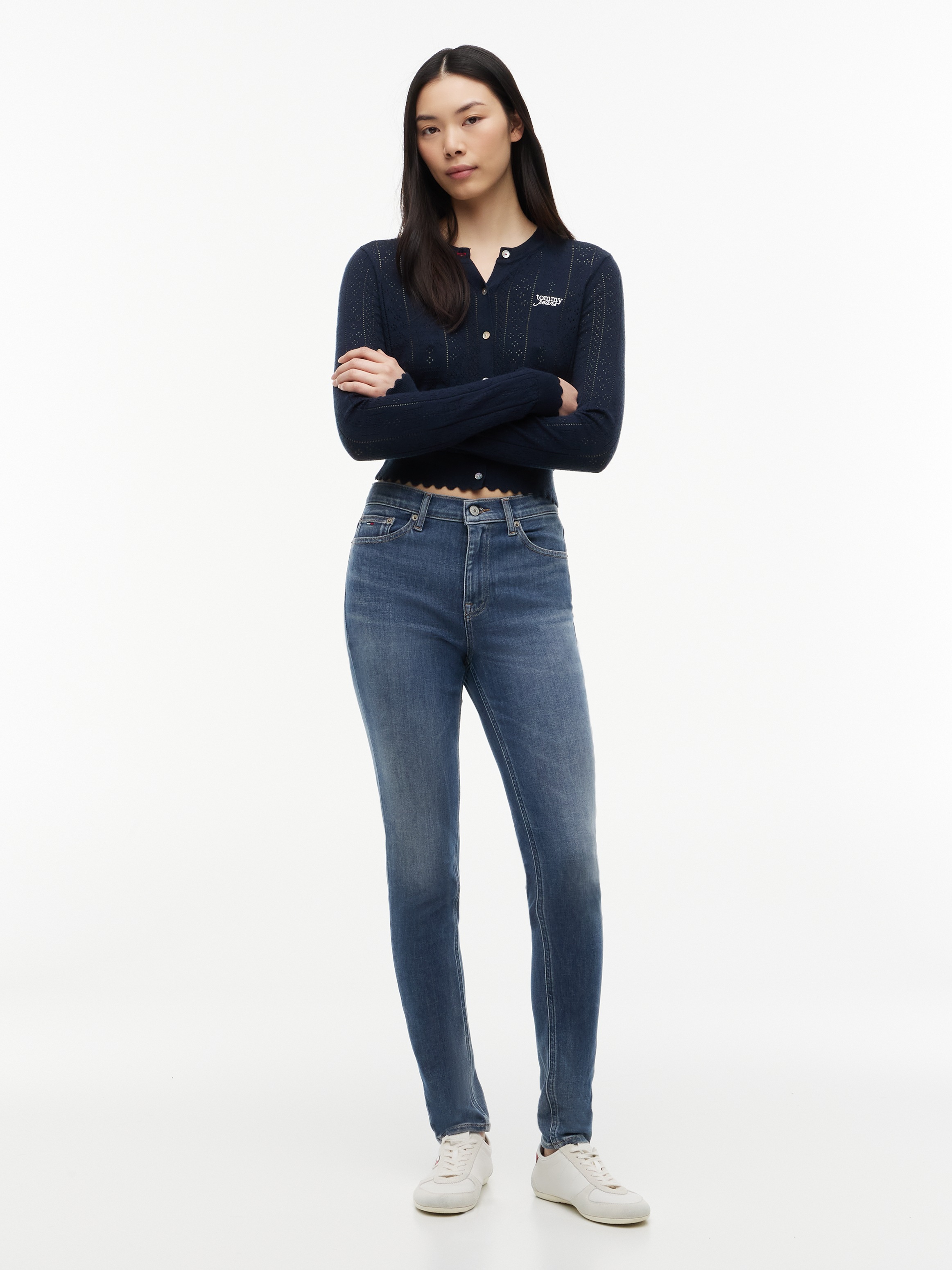 Tommy Jeans Skinny-fit-Jeans »NORA MR SKNY« Baumwollmischung, skinny fit