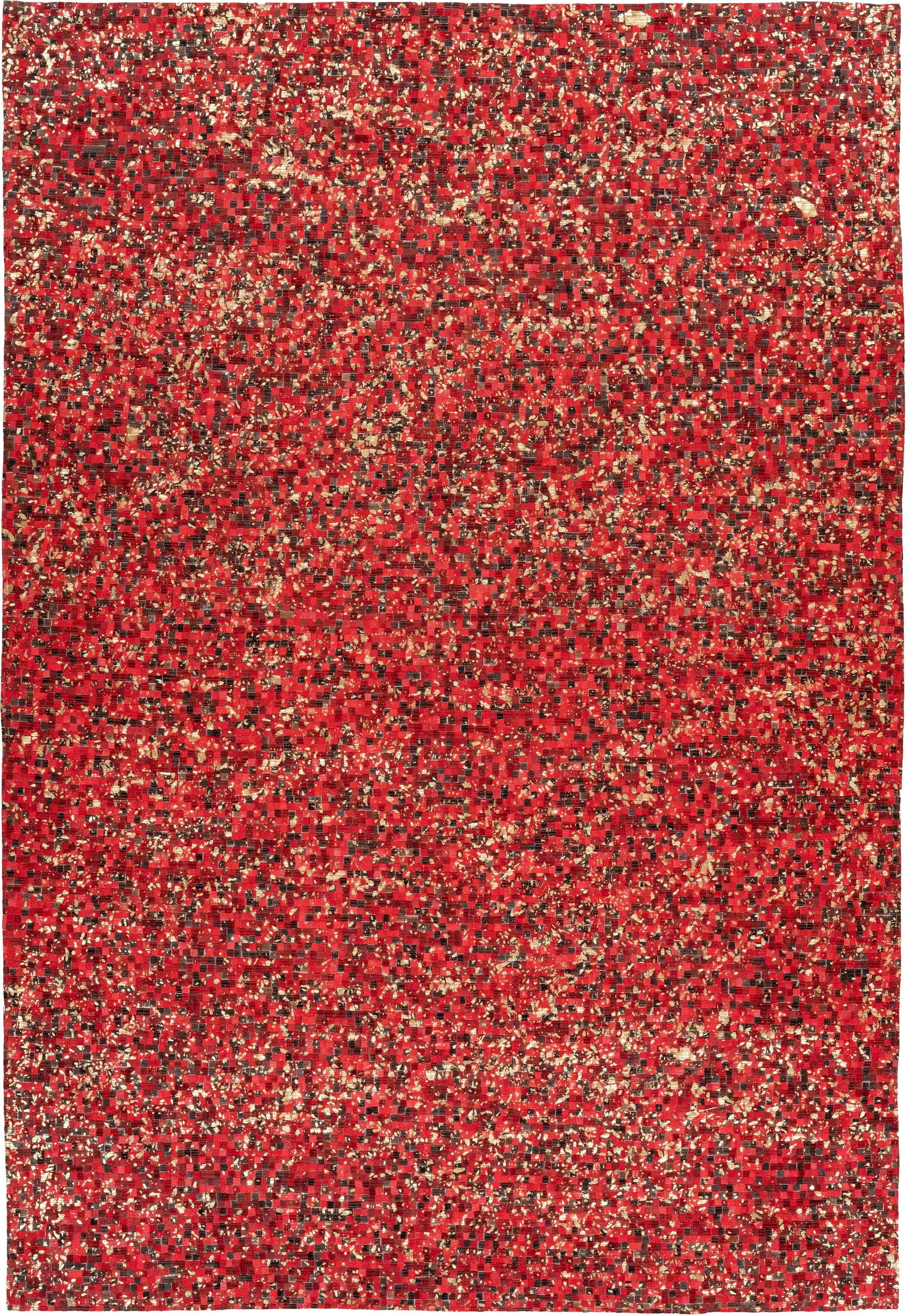 calo-deluxe Fellteppich »Vezzana 615«, rechteckig, 5 mm Höhe, echtes Rinderfell, Wohnzimmer