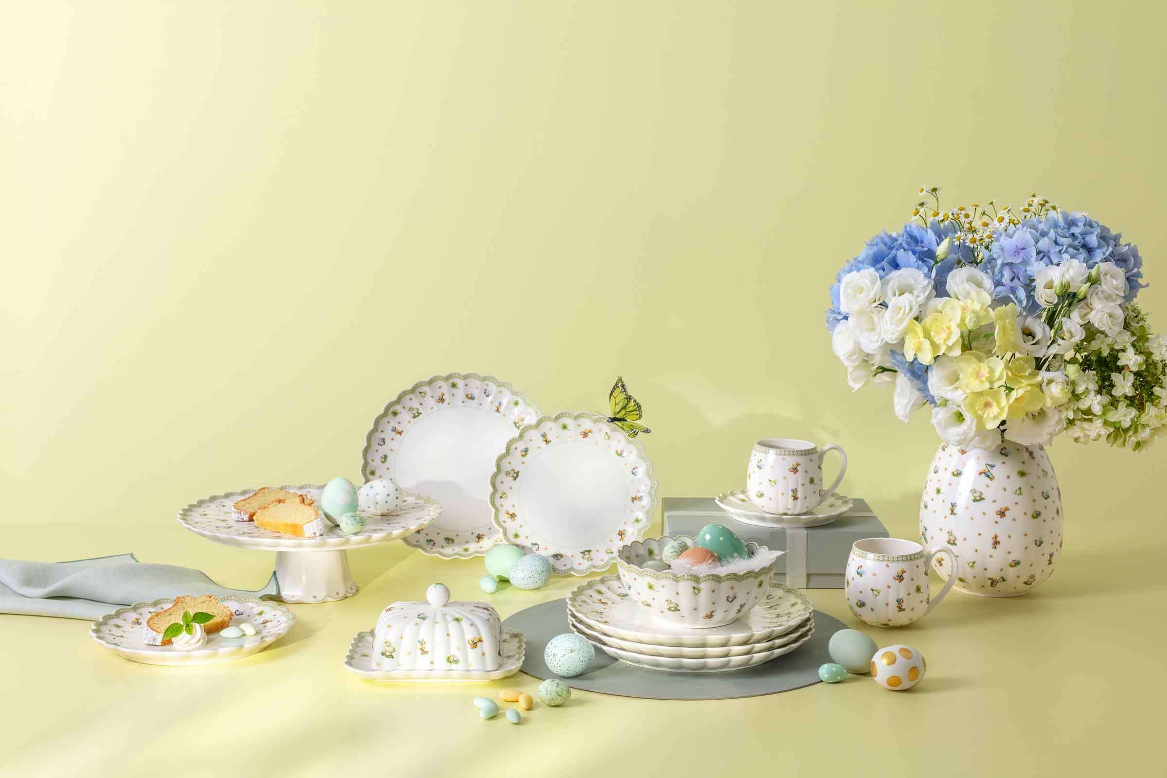 Villeroy & Boch Eierbecher »Eierbecher Easter Delight ø 4,8 cm grün« Mikrowellengeeignet
