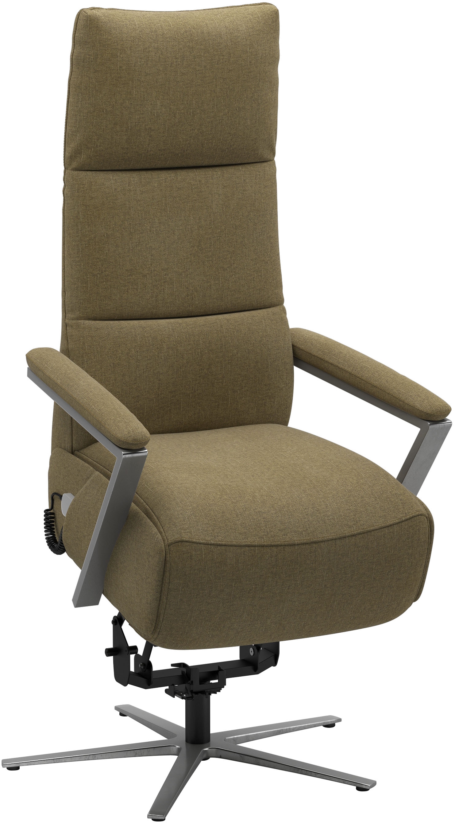 sit&more TV-Sessel »Vario Comfort, inkl. Kopfteilverstellung & 360 Grad Drehfunktion«, inkl. Herz-Waage-Funktion & 3 Motoren, Höhe der Armlehnen 62cm