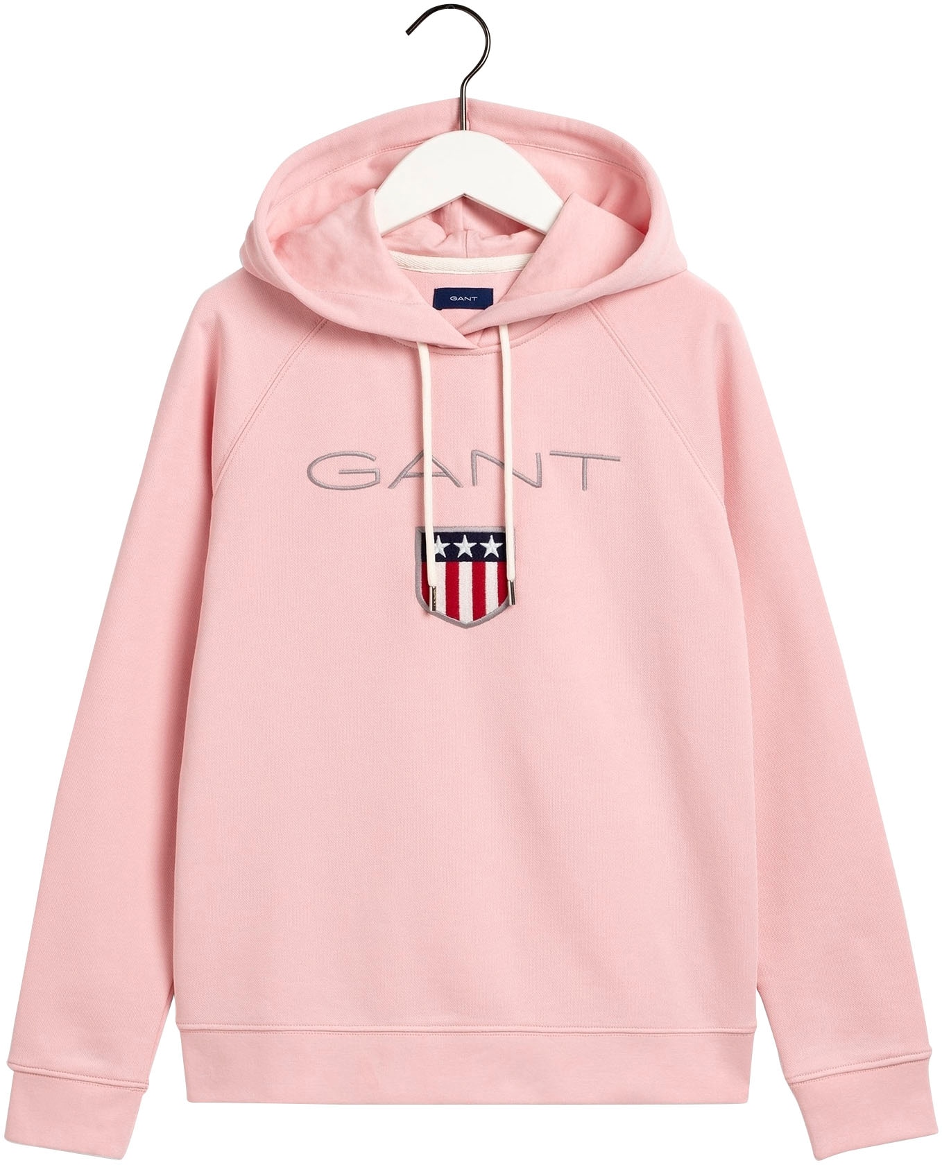 Gant Sweatshirt »GANT SHIELD SWEAT HOODIE«, mit großer Label-Applikation vorne