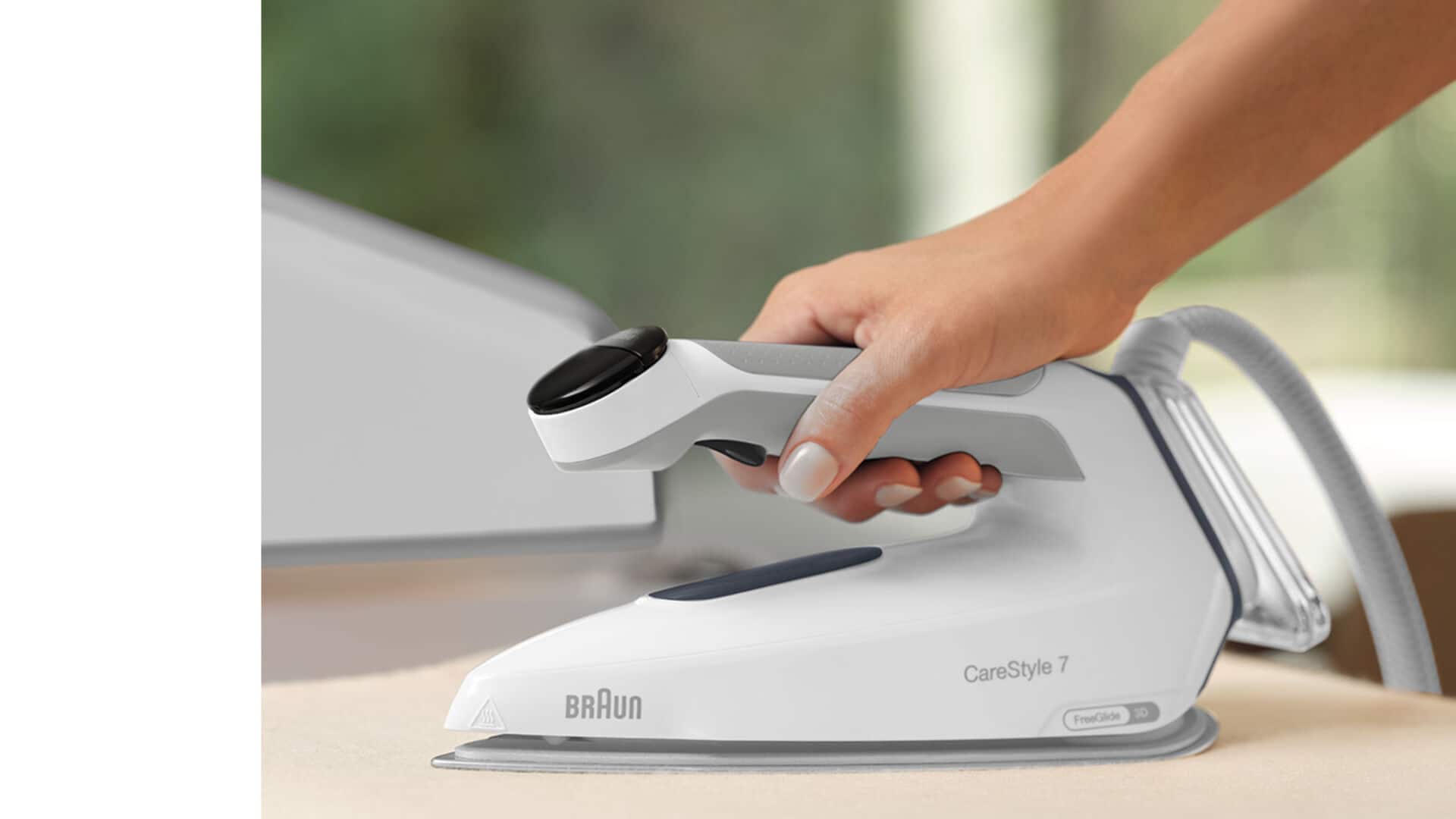 Braun Dampfbügelstation »CareStyle 7 IS 7262 GY - 7,5 bar, 510 g Dampfstoß, 2,0 l Wassertank«, 150 g Dampfmenge, EloxalPlus Bügelsohle, Ultimate FastClean Entkalkung