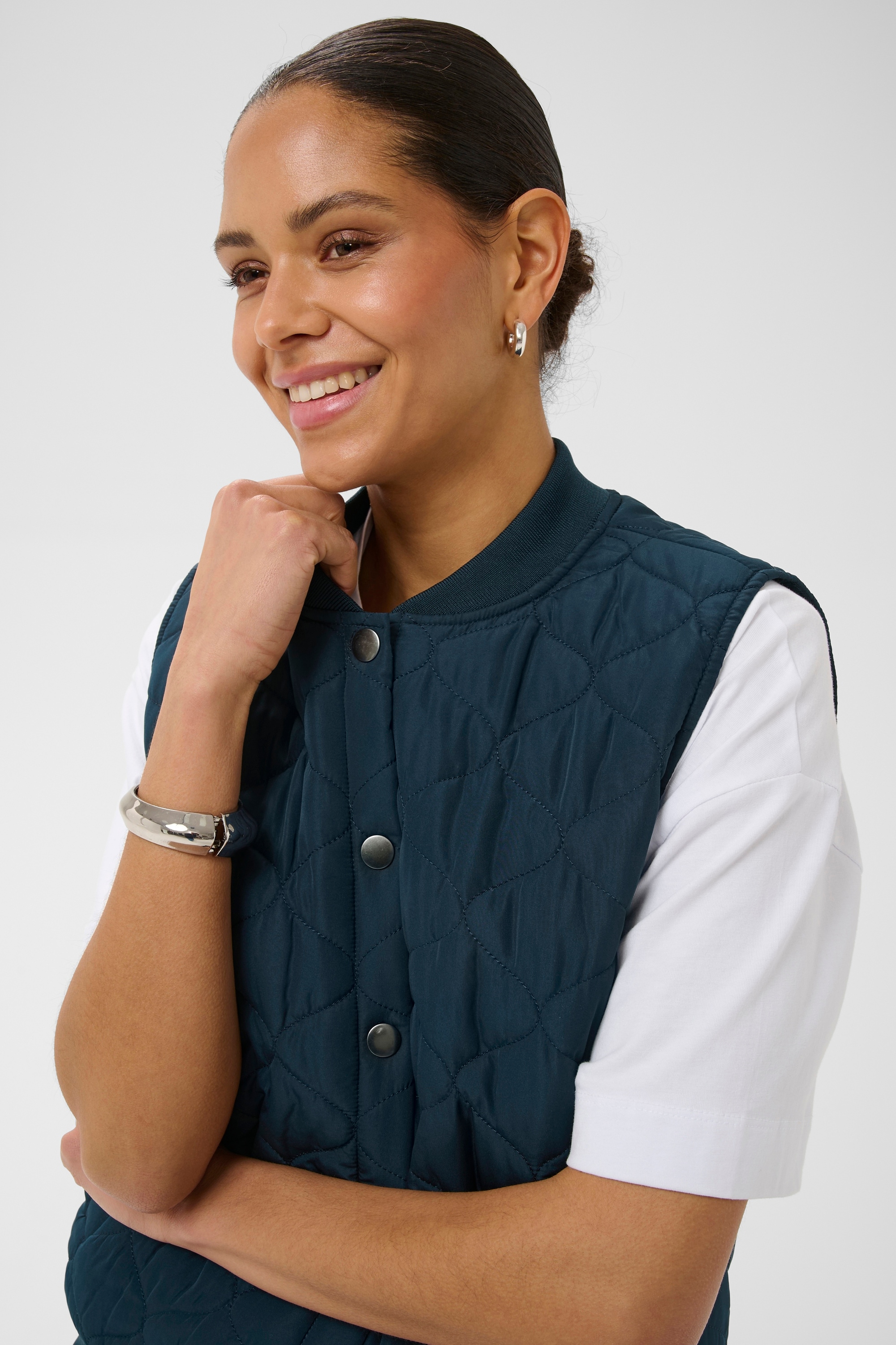 KAFFE Allwetterjacke »Weste KAqiana«