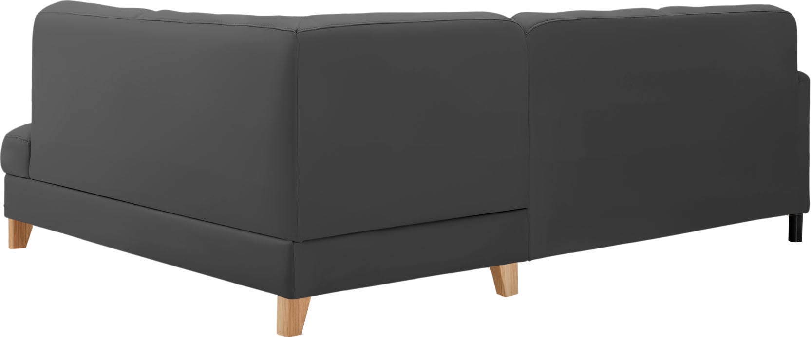 exxpo - sofa fashion Ecksofa »Elio, kompakt und komfortabel, bequem, zeitloses Design, L-Form«, wahlweise mit Bettfunktion und Bettkasten