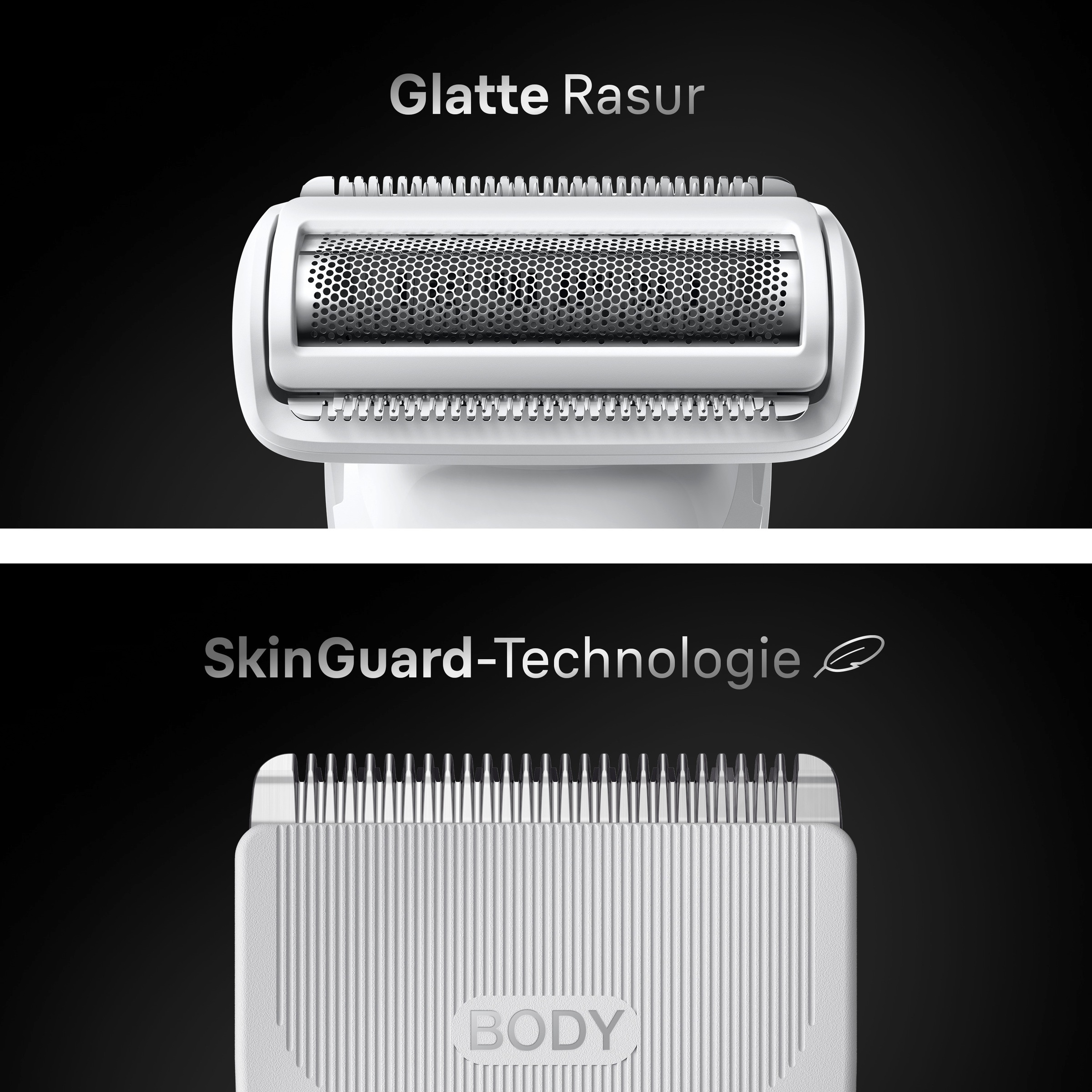 Braun Haarschneider »Body Groomer BG7550« mit Smartlight & SkinGuard, 100 Min Akku, wasserdicht