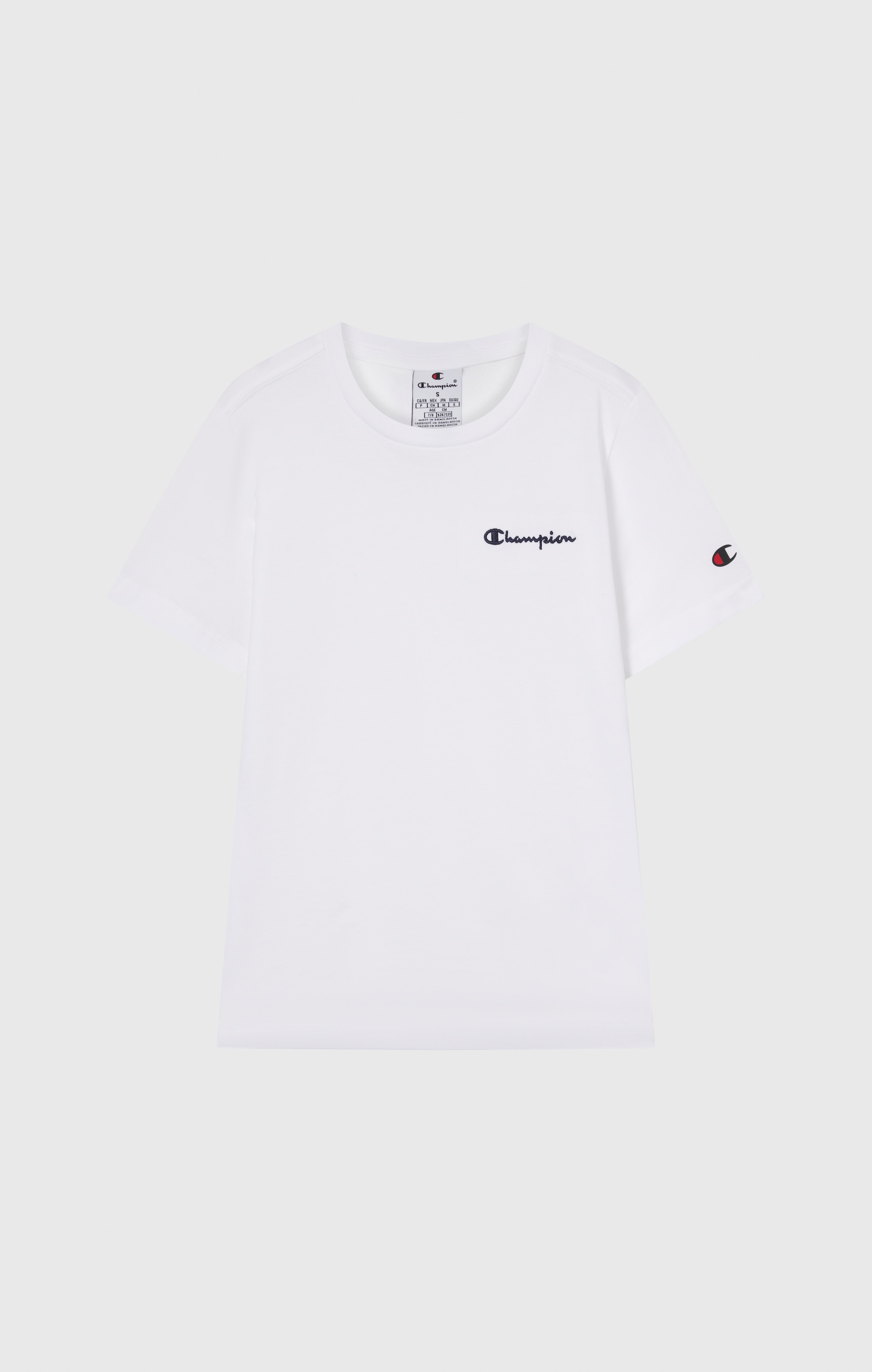 Champion T-Shirt »ICONS CONTRAST Crewneck T-Shirt« klassischer Schnitt, Kurzarm, für Kinder, für Sportmode