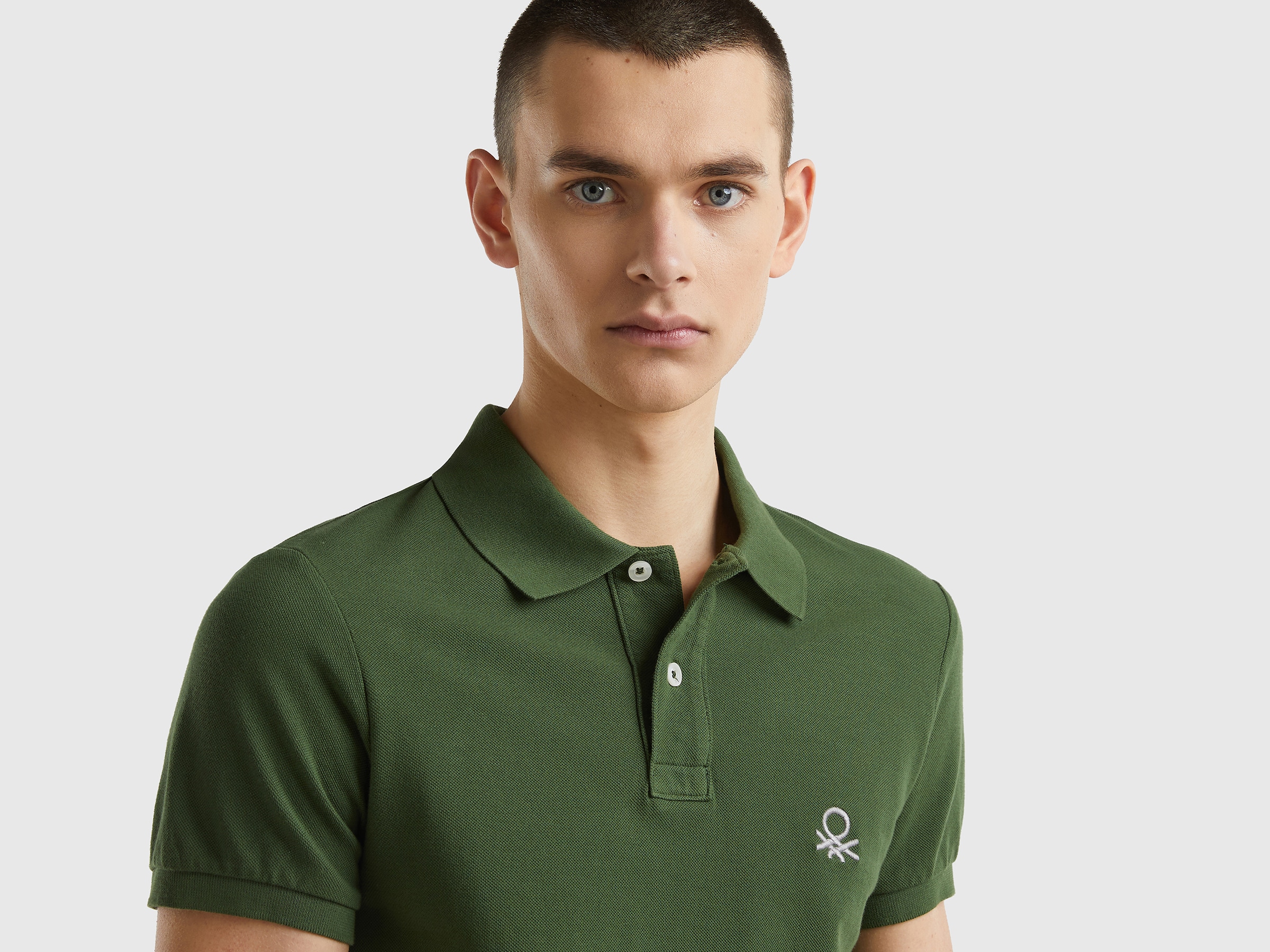 United Colors of Benetton Poloshirt, mit großem Label-Badge