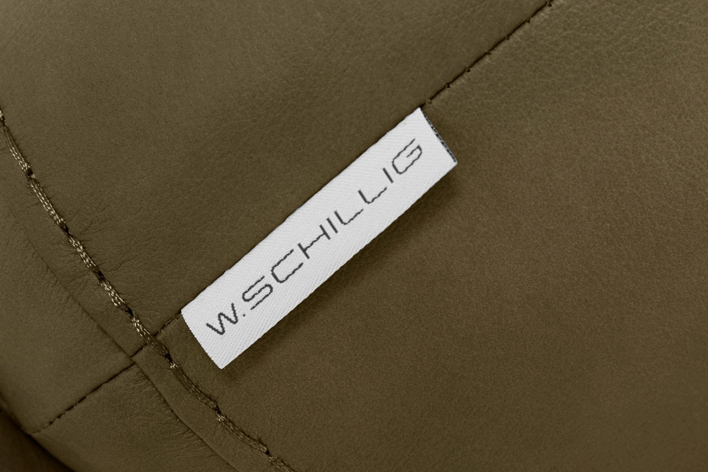 W.SCHILLIG Hocker »montanaa«, mit Metallkufen in Schwarz pulverbeschichtet, Breite 141 cm