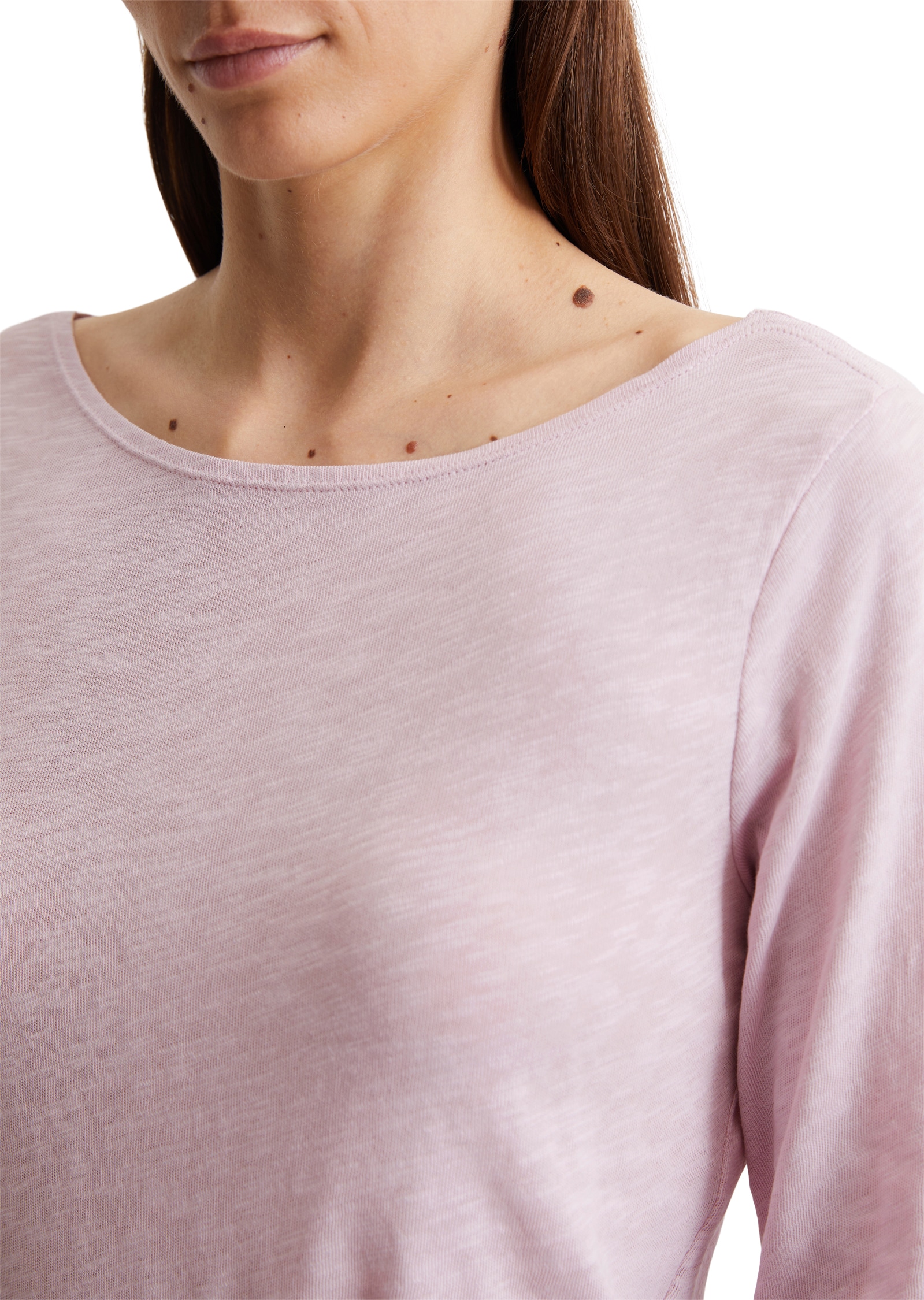 Marc O'Polo Langarmshirt, mit Flammgarn-Struktur