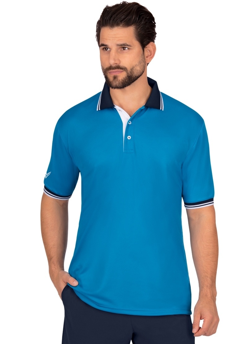 Poloshirt »TRIGEMA Poloshirt aus Coolmax Material«, (1 tlg.)