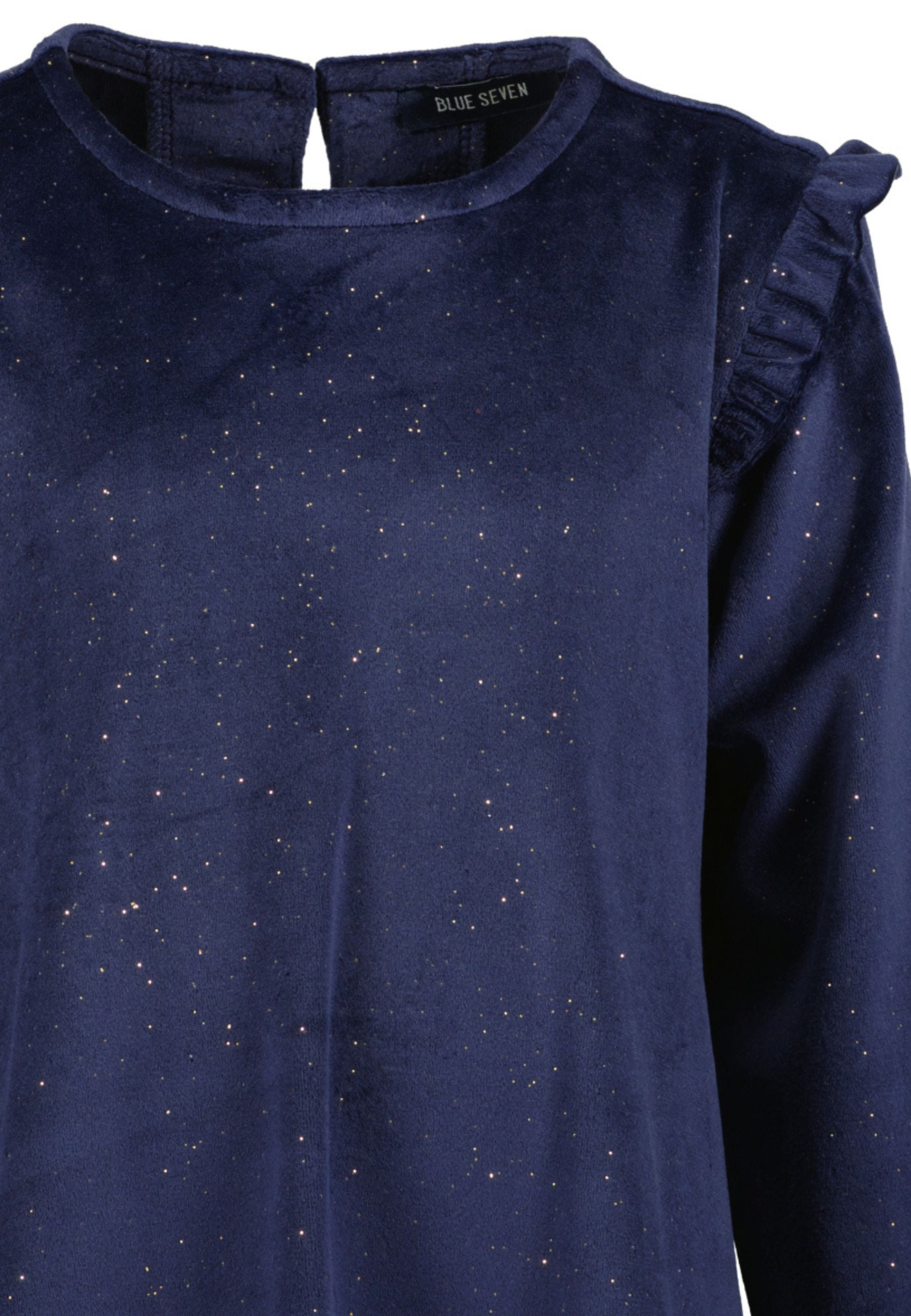 Blue Seven Samtkleid Samt aus Kunstfaser