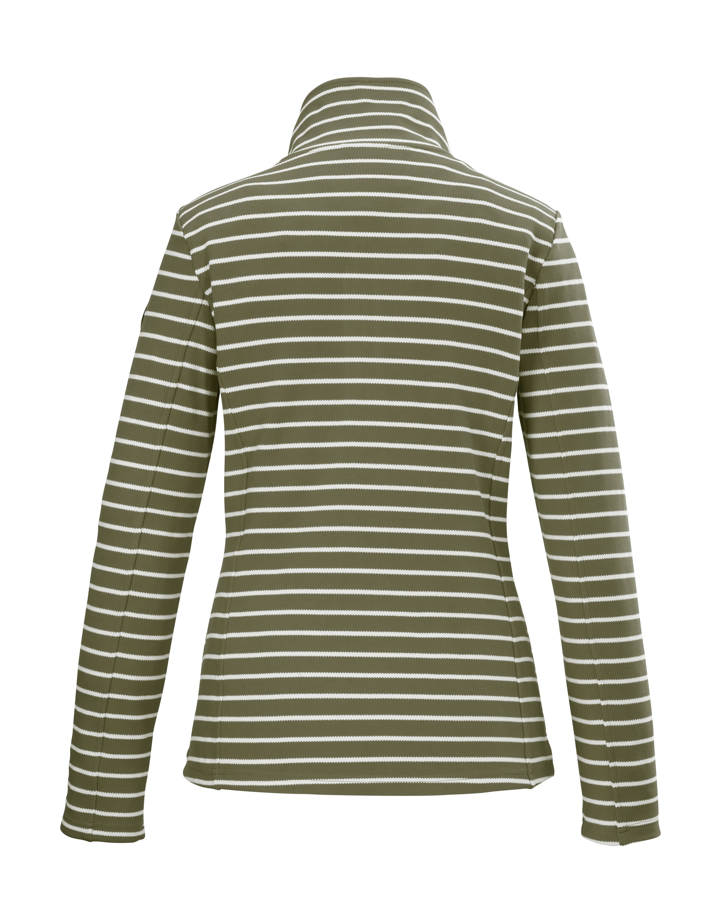 G.I.G.A. DX by killtec Strickjacke »GS 60 WMN FLX JCKT« Gestreifte Damenjacke, Stehkragen, Zipper-Taschen, Kinnschutz