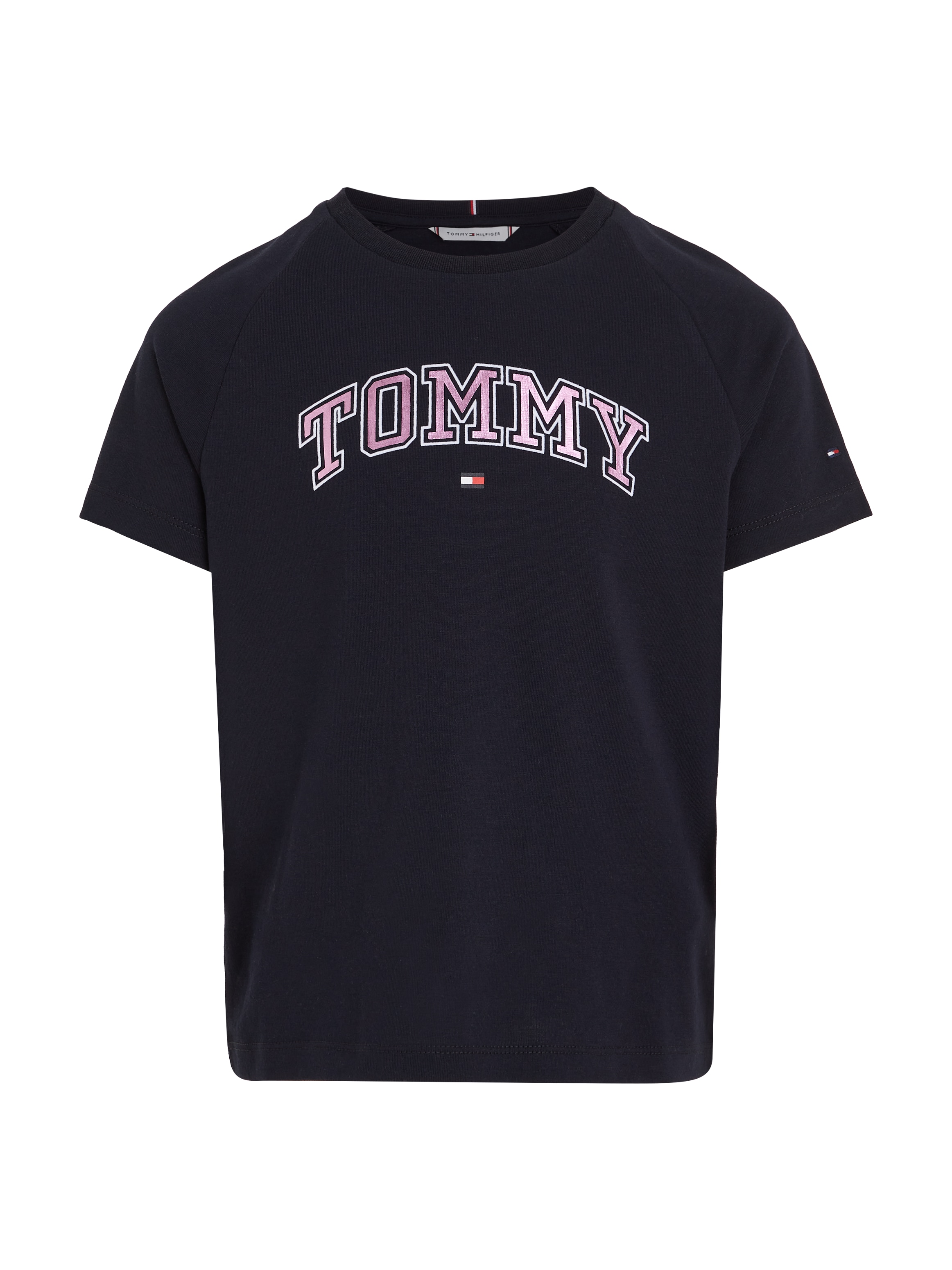 Tommy Hilfiger Kurzarmshirt »VARSIY FOIL REG TEE SS«, Kinder bis 16 Jahre mit Logoprägung