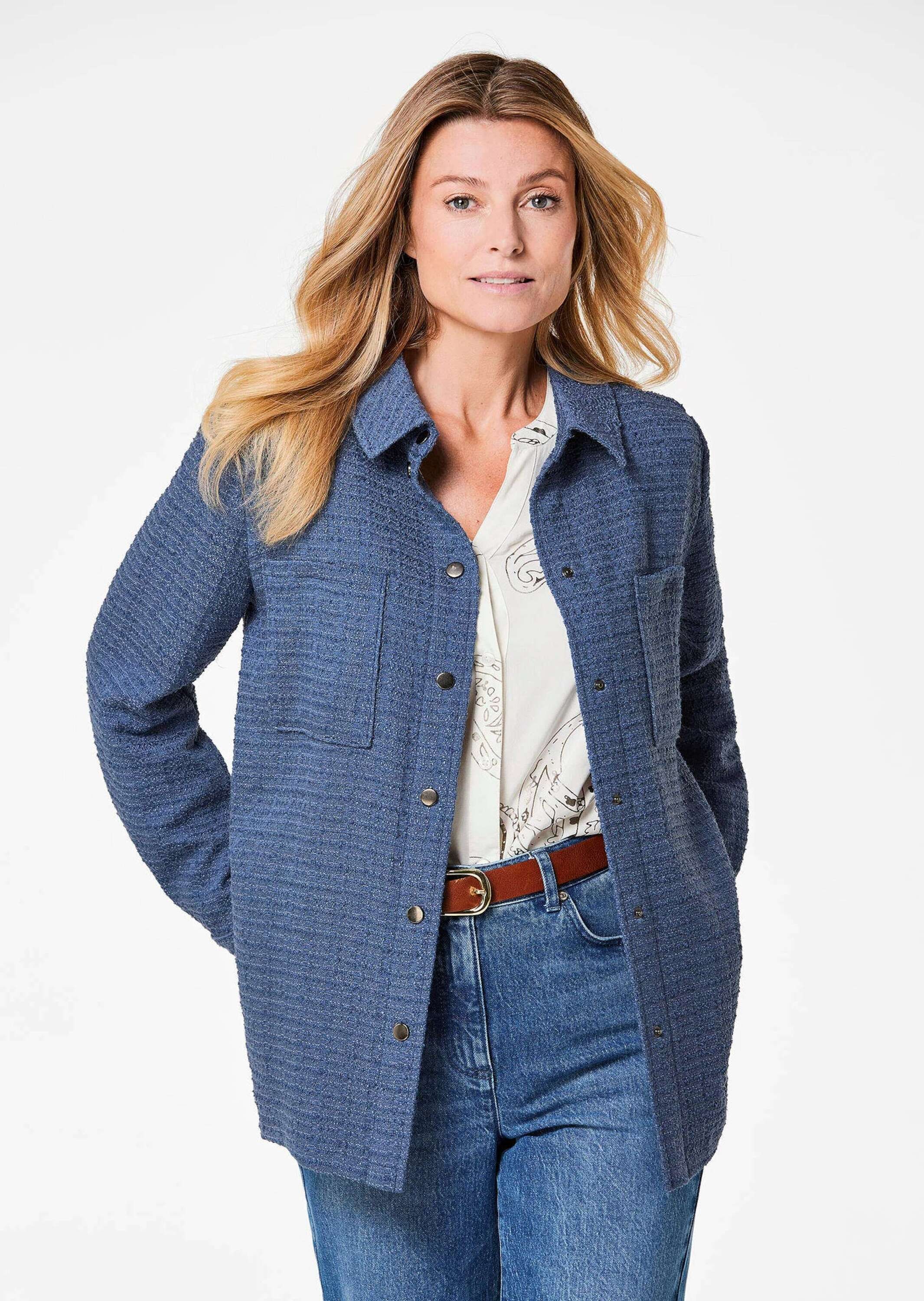 GOLDNER Hemdbluse »Kurzgröße Hemdjacke«