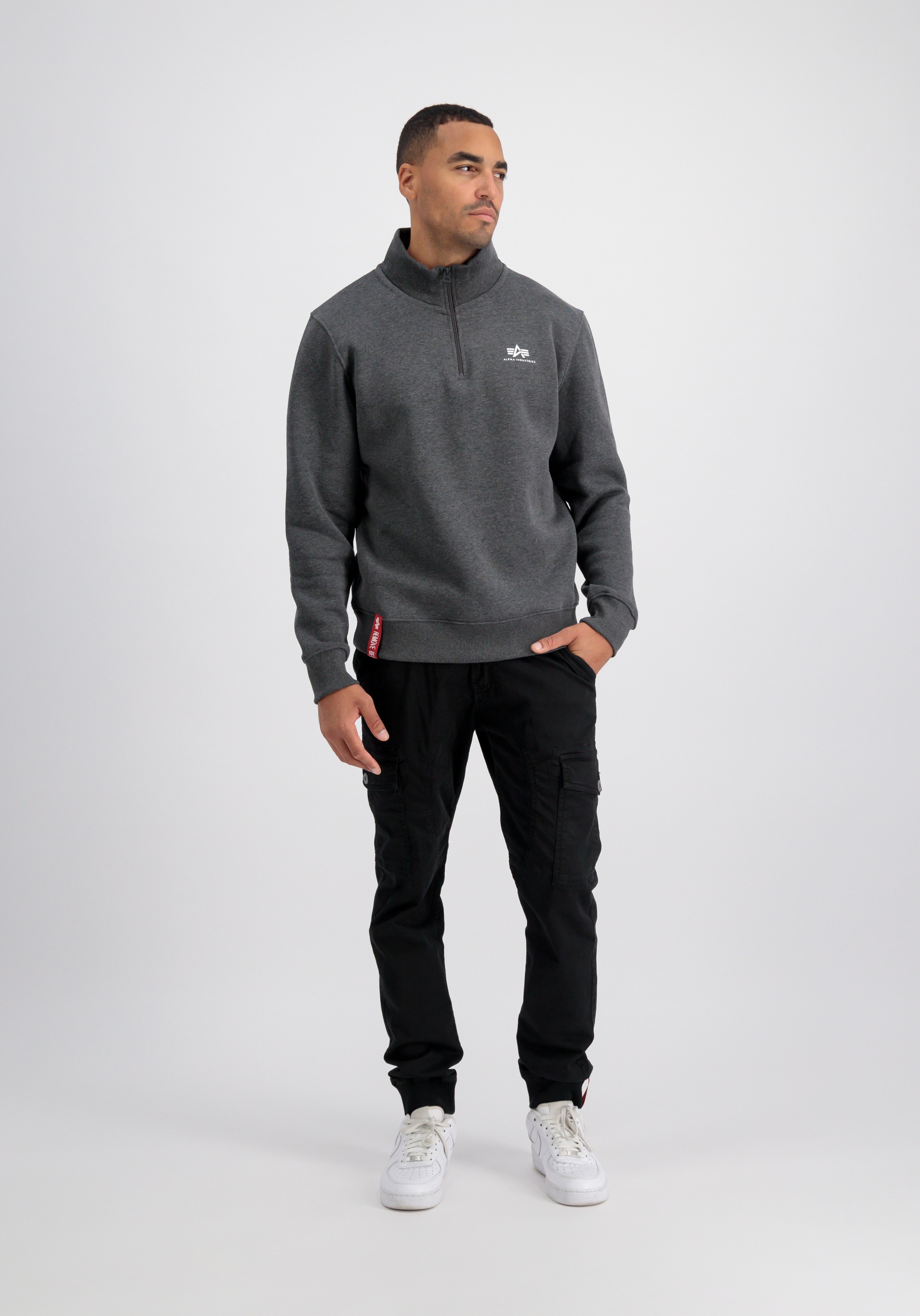 Alpha Industries Sweater »Alpha Industries Men - Sweatshirts Half Zip Sweater SL«