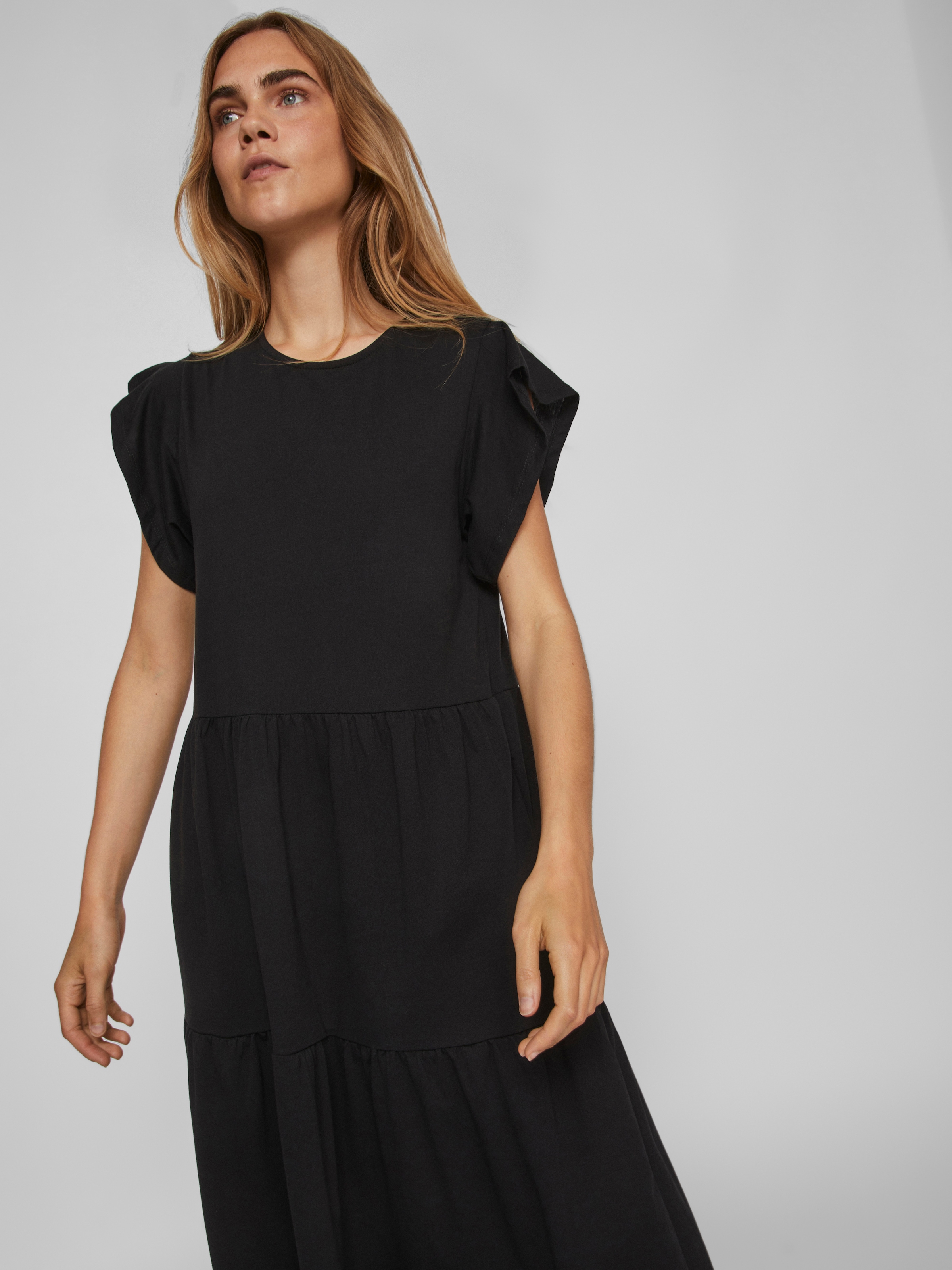 Vila Sommerkleid »VISUMMER S/S MIDI DRESS - NOOS«