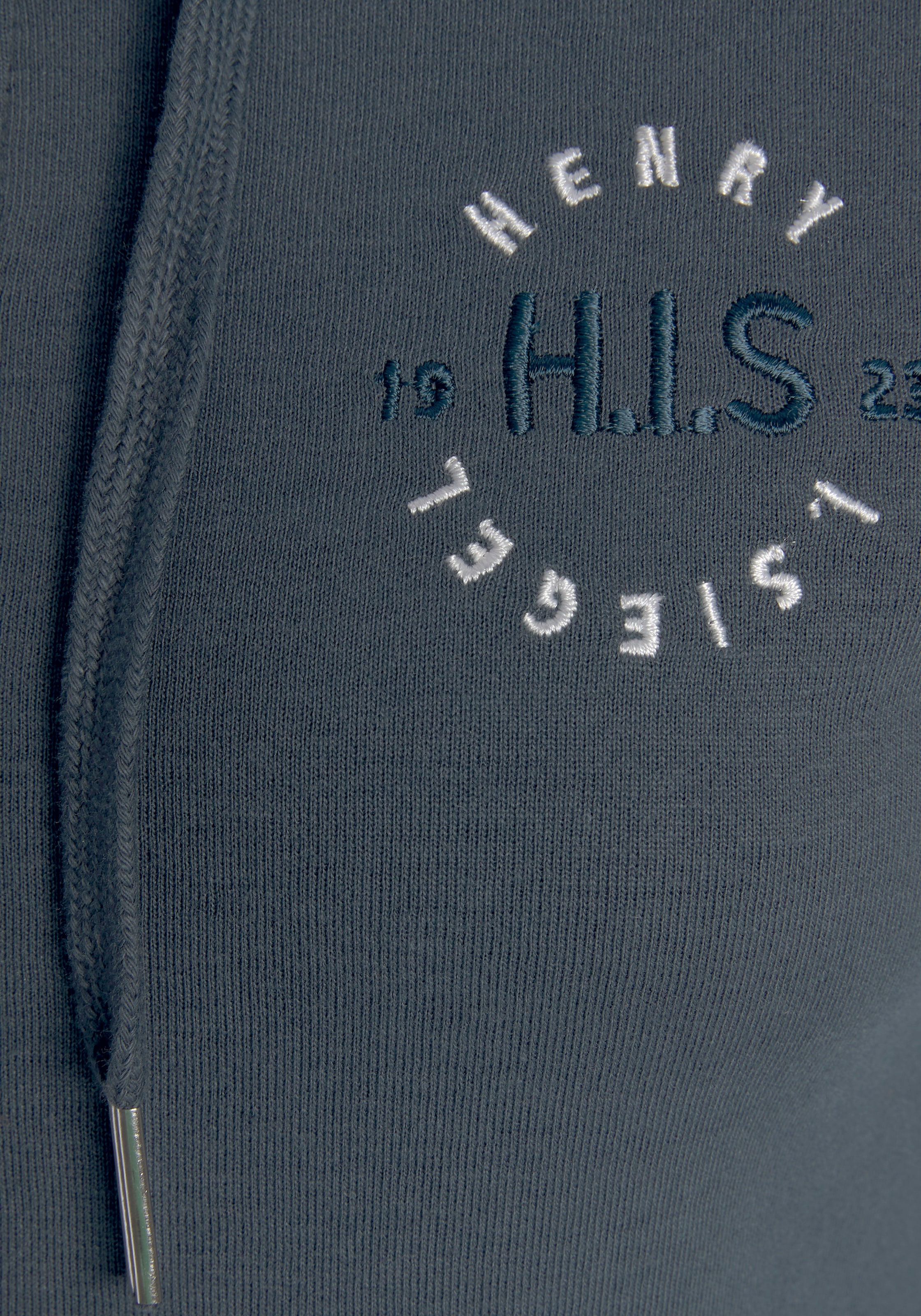 H.I.S Kapuzensweatjacke, mit seitlichem Piping und kleiner Markenstickerei, Loungeanzug