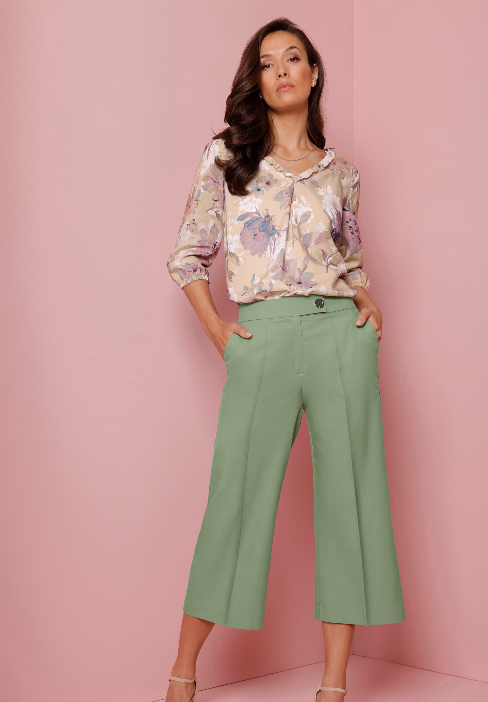 creation L Schlupfbluse »Lyocell-Bluse Longbluse in weicher Lyocell-Qualität«