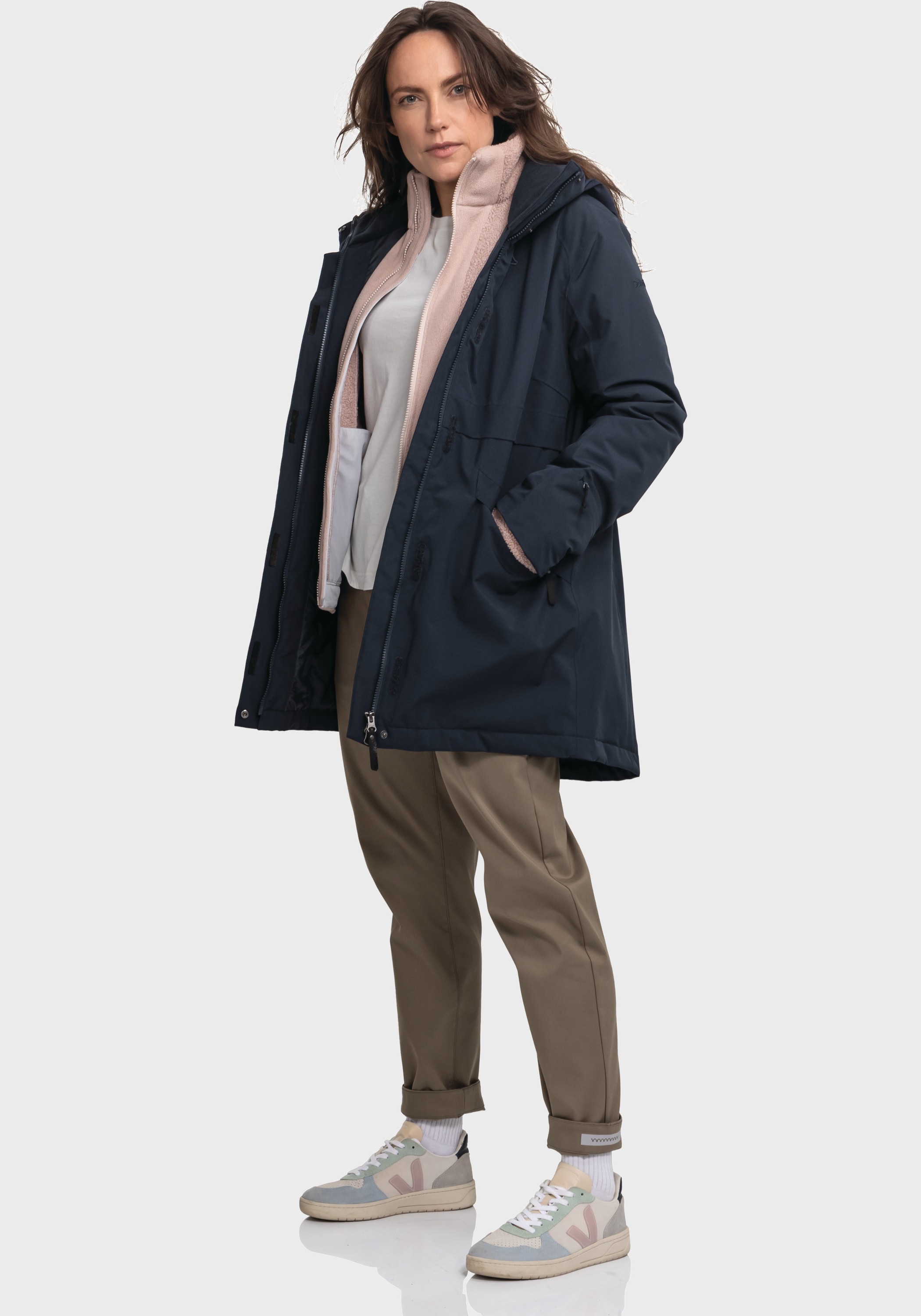 Schöffel Parka »Urban Ins Parka Style Malkay WMS«, mit Kapuze