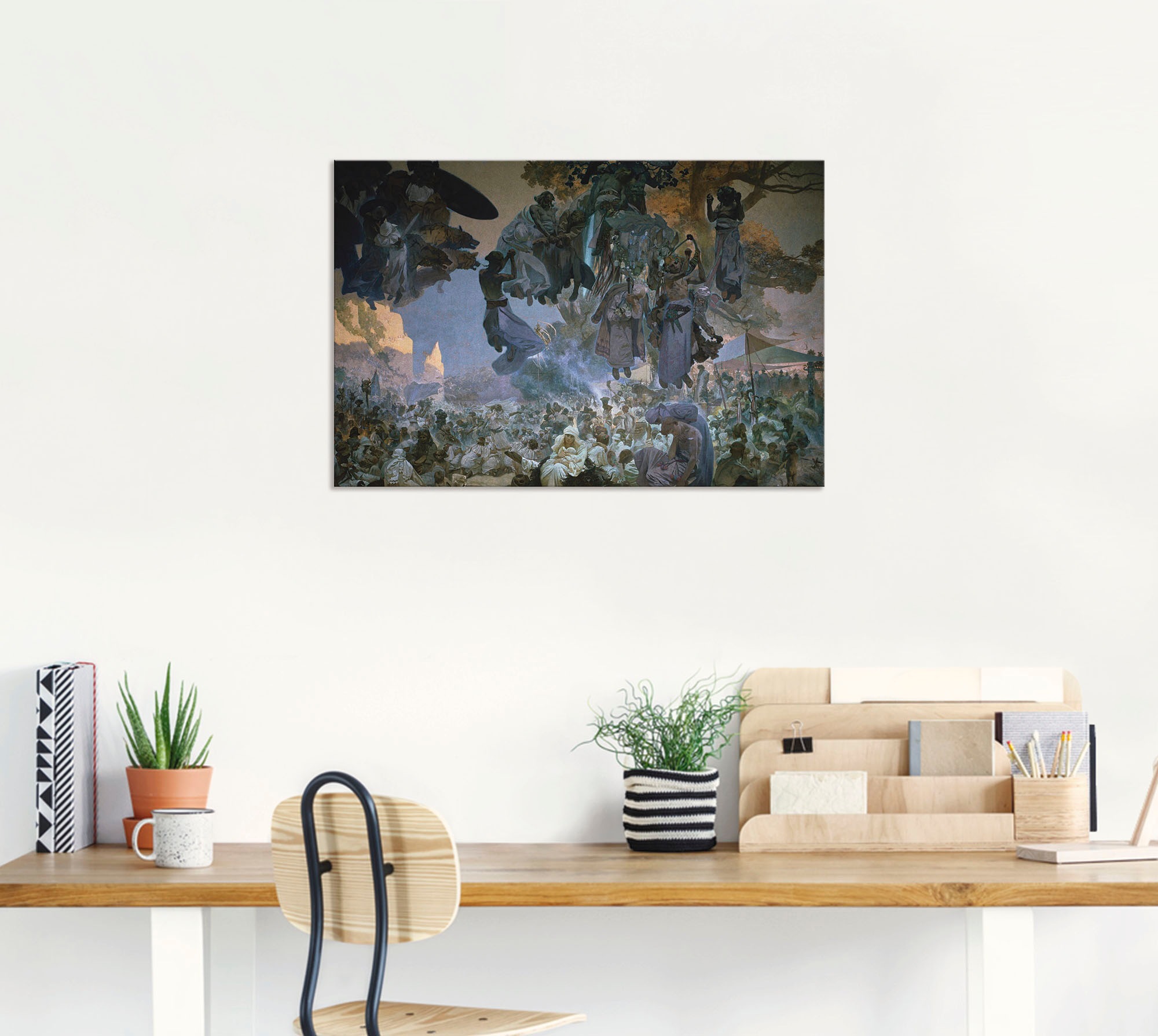 Artland Wandbild »Das slawische Epos: Fest Swantewit«, historische Ereignisse, (1 St.), als Alubild, Leinwandbild, Wandaufkleber oder Poster in versch. Größen