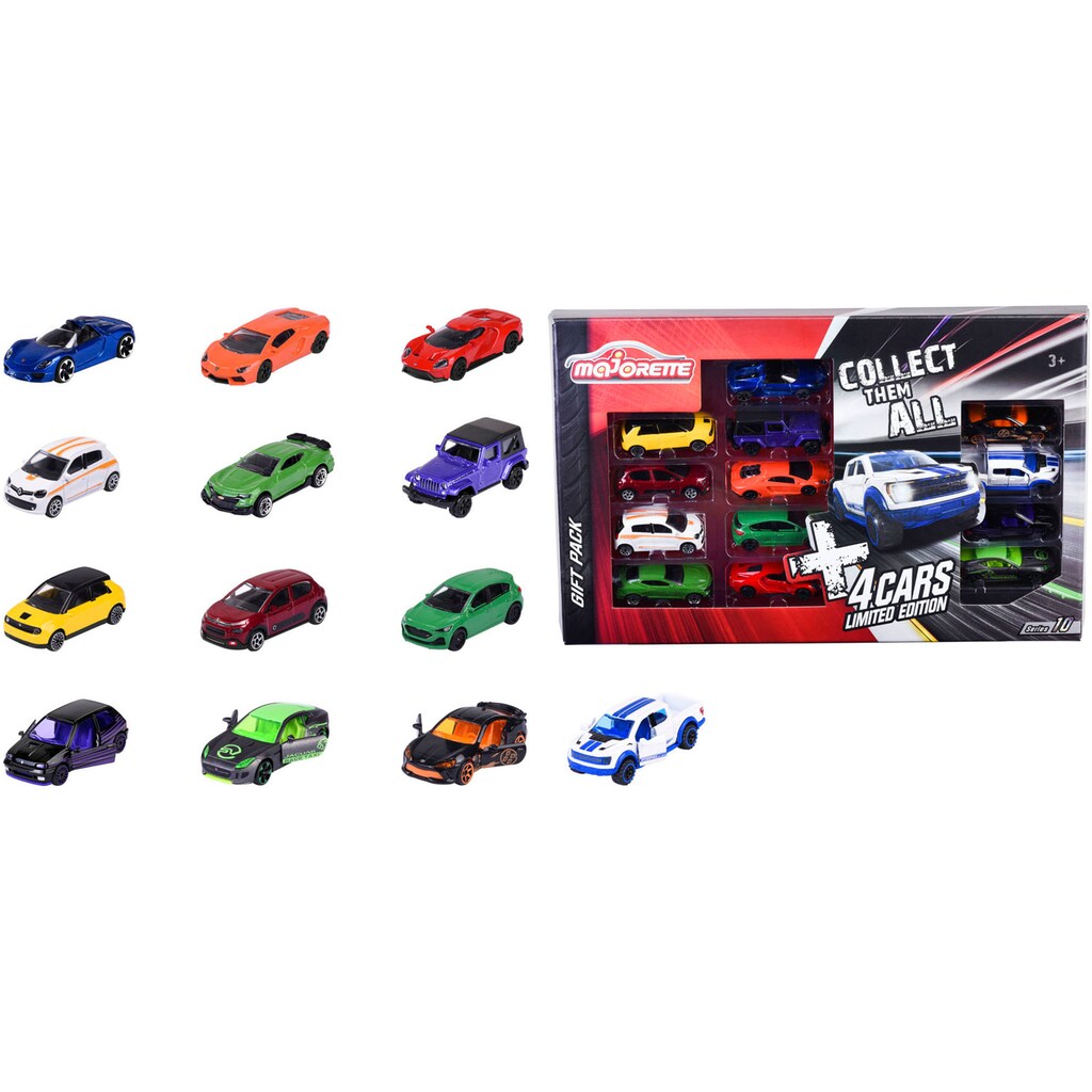 majORETTE Spielzeug-Auto »Giftpack Collect them All, 9+4 Limited Edition 10«, (Set)