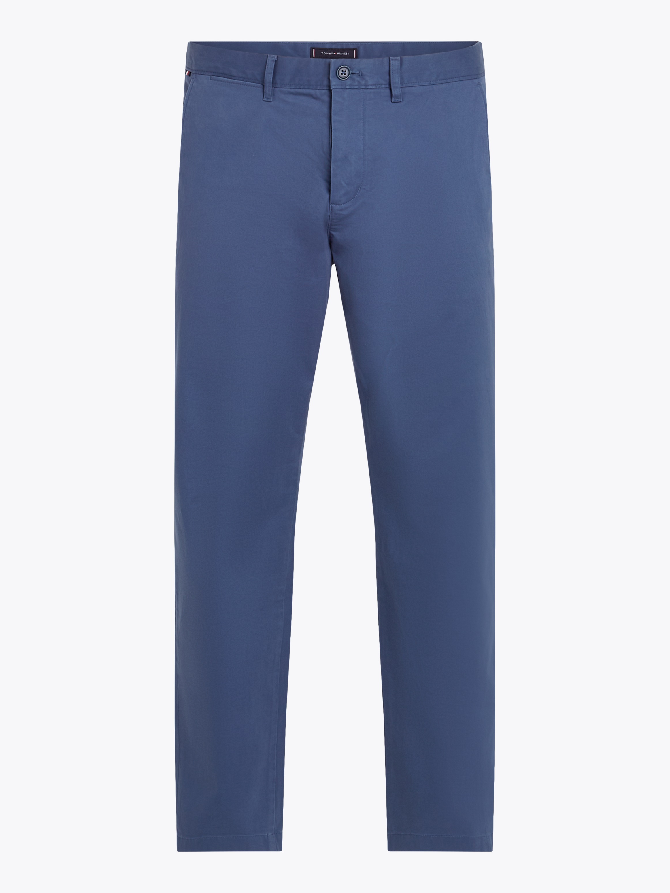 Tommy Hilfiger Chinohose »DENTON CHINO SATIN«, mit Gesäßtaschen mit Knopf, Logostickerei