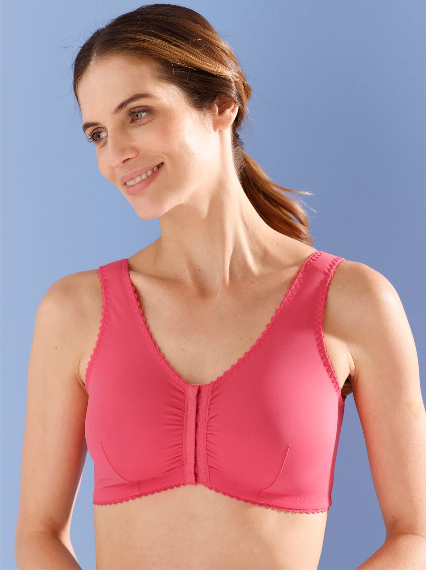 Wäschepur Damen Bügelloser BH 2-Stück-Packung in orange, Größe Cup A