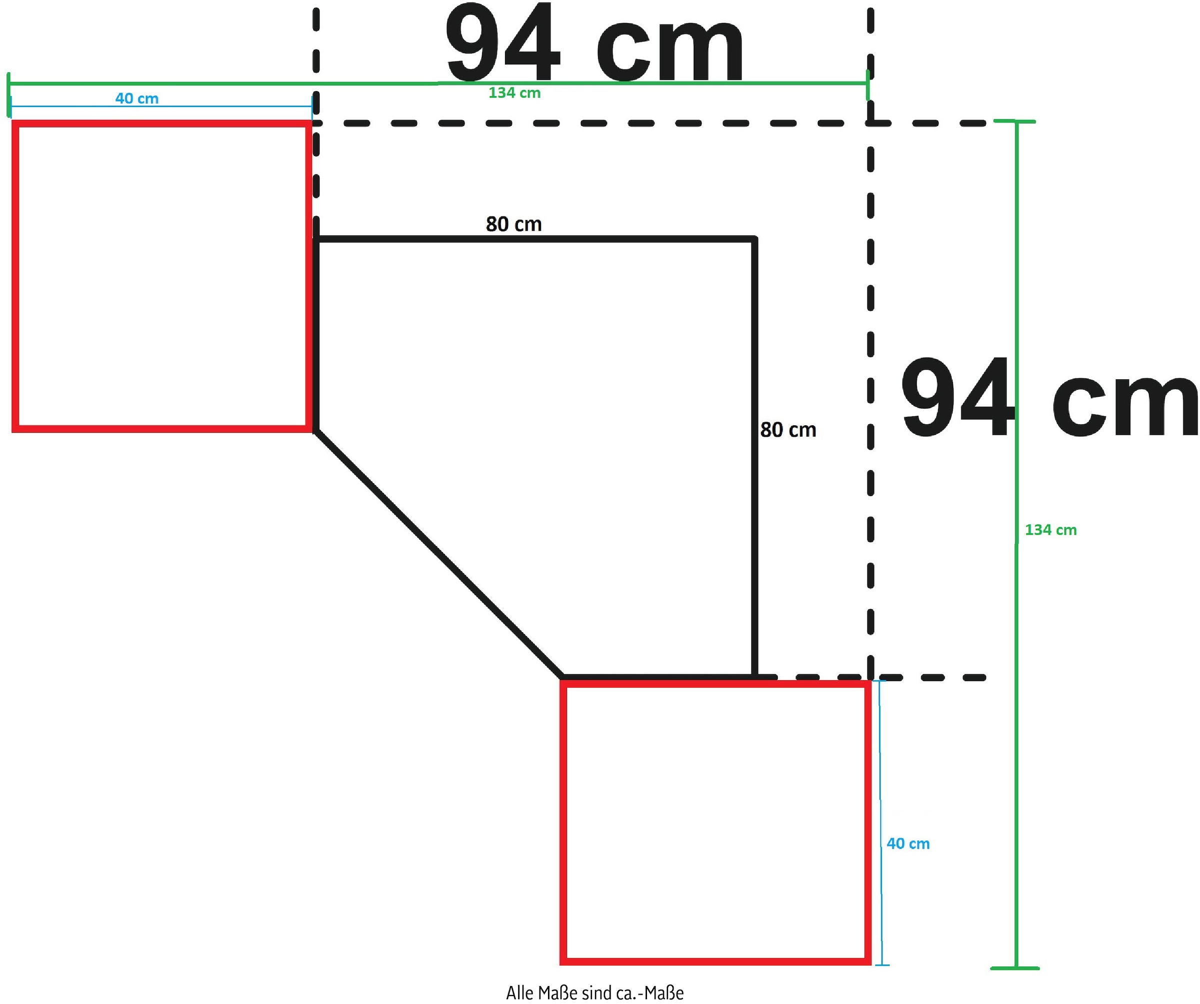 Wimex Schranksystem »Münster«, (Spar-Set, 6tlg: Eckschrank+ 2 Schränke 40cm breit+ 3 Aufsatzmodule), Mehrzweckschrank