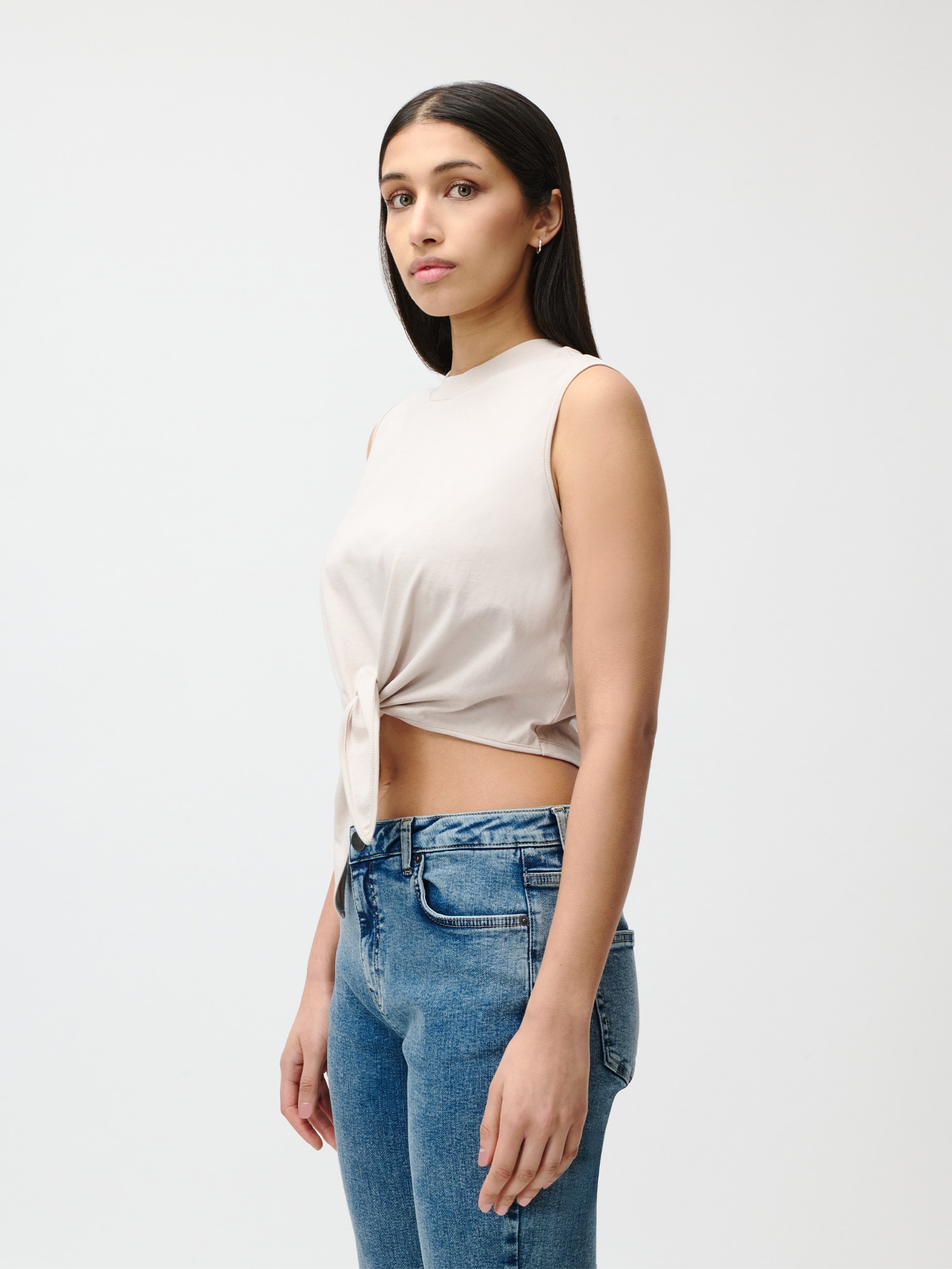 LeGer Shirttop »Tabea, LeGer by Lena Gercke« mit Knoten-Details vorne, normale Passform