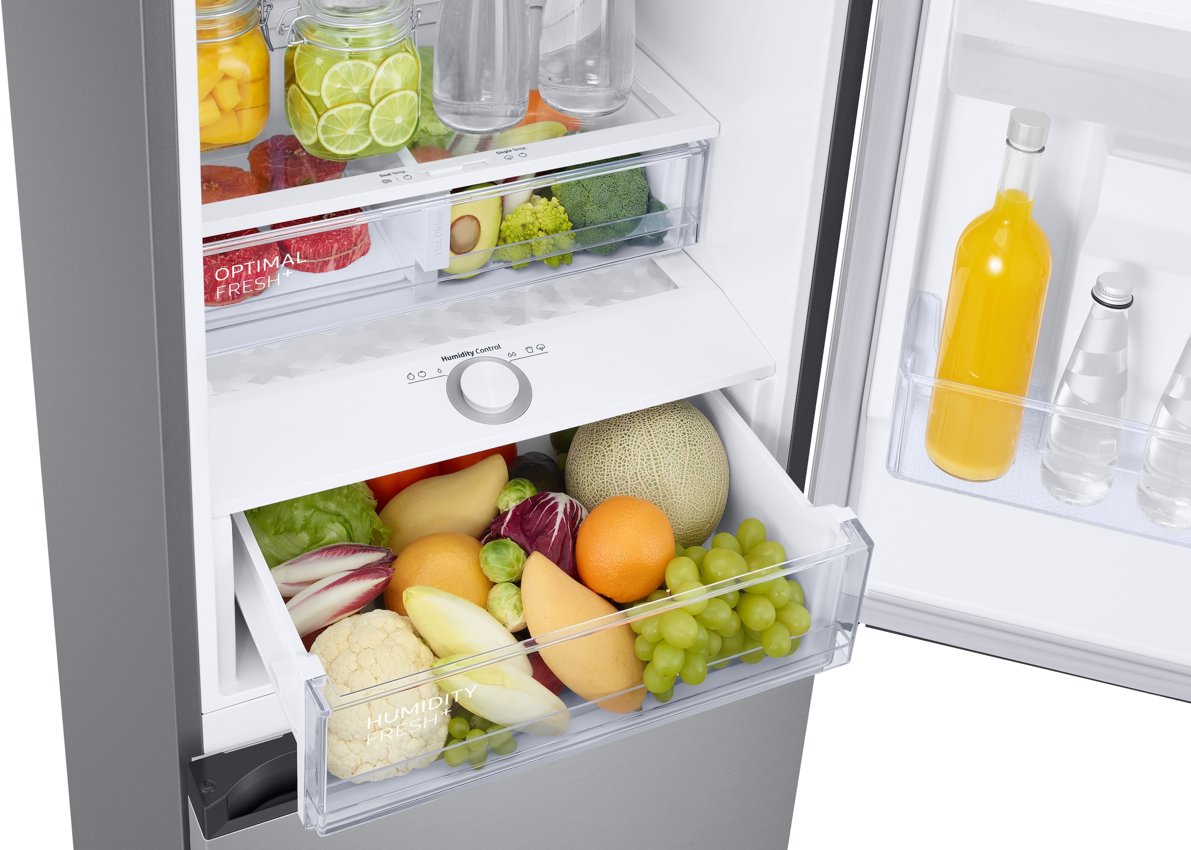 Samsung Kühl-/Gefrierkombination RB7300 »RB38C634DSA/EF« 203 cm hoch 59,5 cm breit