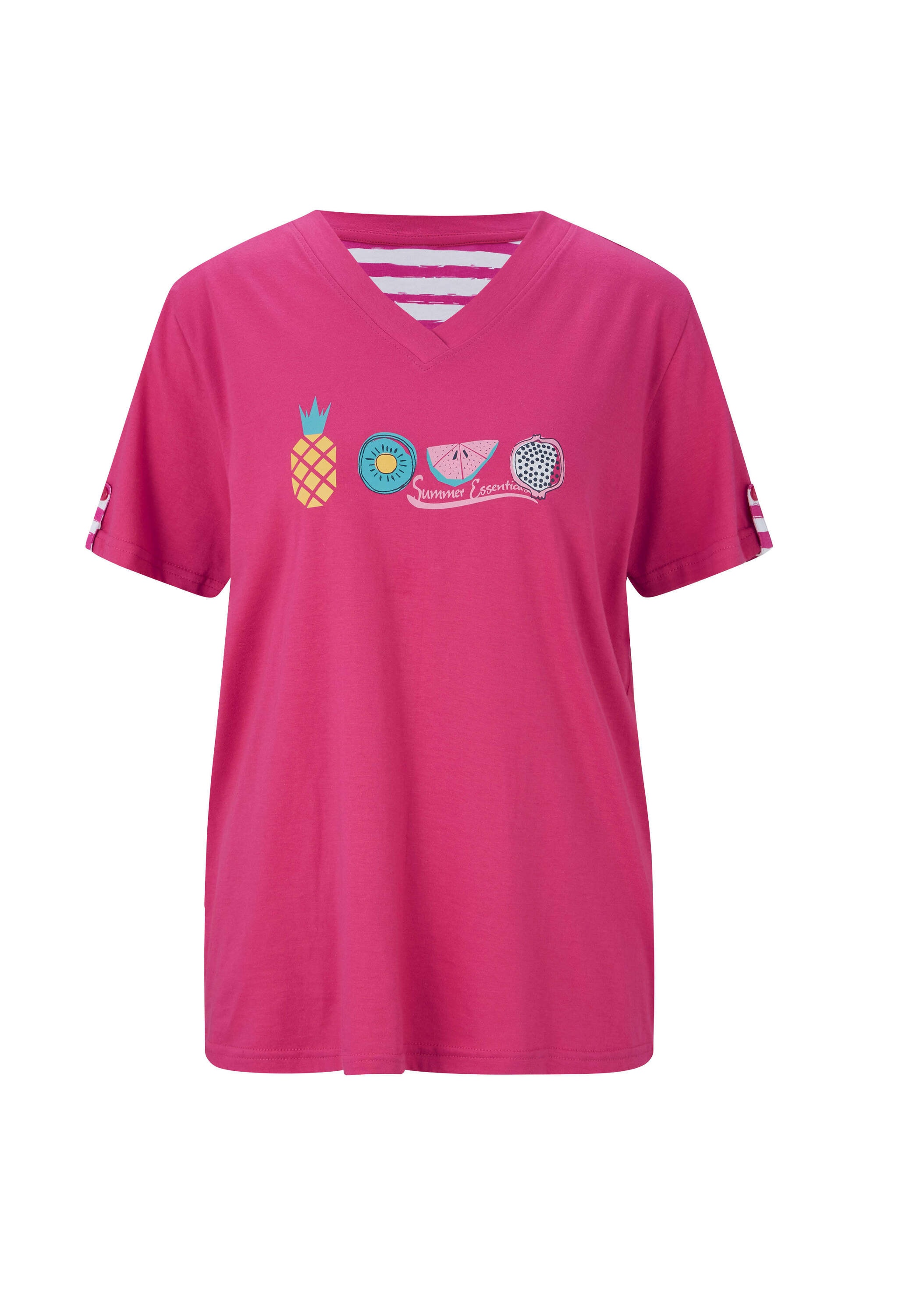 comtessa Capri-Pyjama »Capri-Anzüge Capri-Schlafanzüge in Single-Jersey-Qualität 2 Stück« 2 Stk.