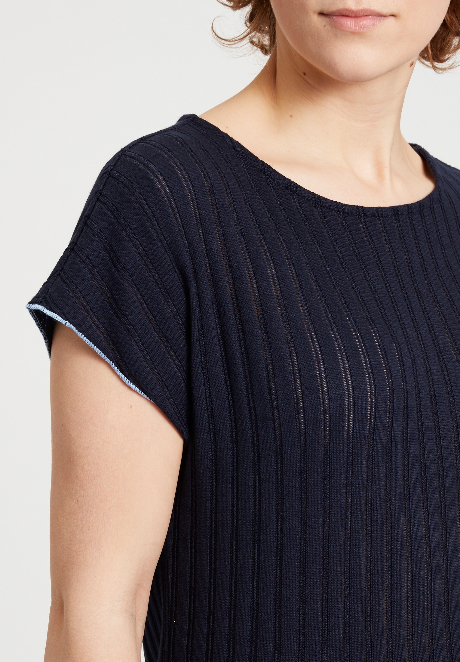 Cartoon Sweatshirt »Casual-Shirt mit Rippenstruktur«