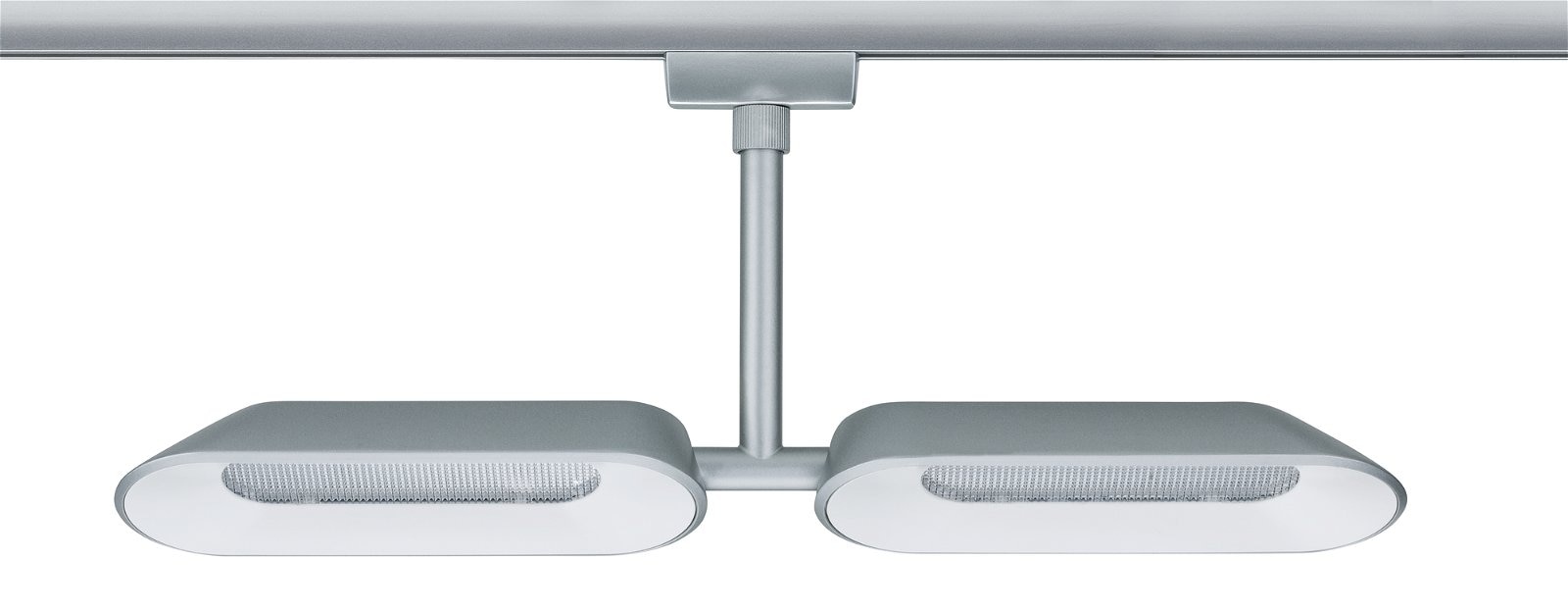 Paulmann Schienensystem-Leuchten »URail Schienenspot Dipper 2x650lm 2x8W 2700K 230V Chrom matt, Weiß«, dimmbar, Einzelspot